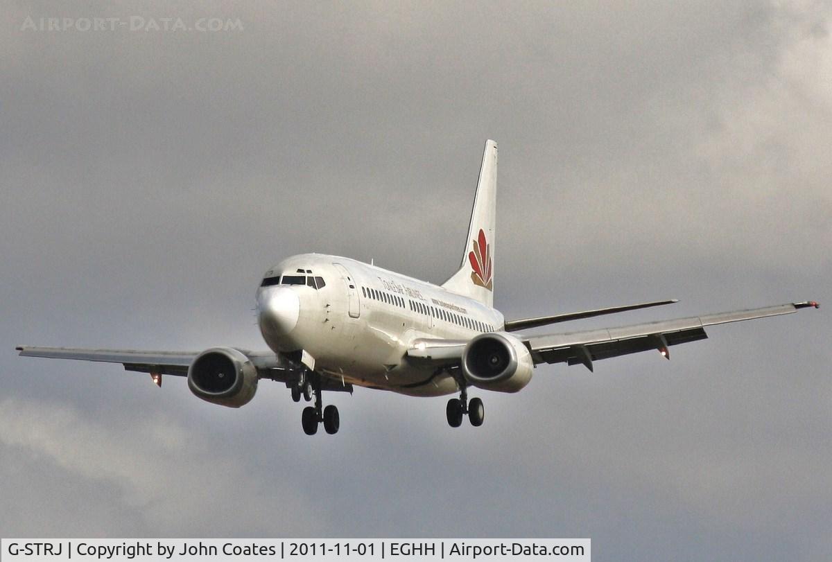 G-STRJ, 1991 Boeing 737-33A C/N 25119, On approach
