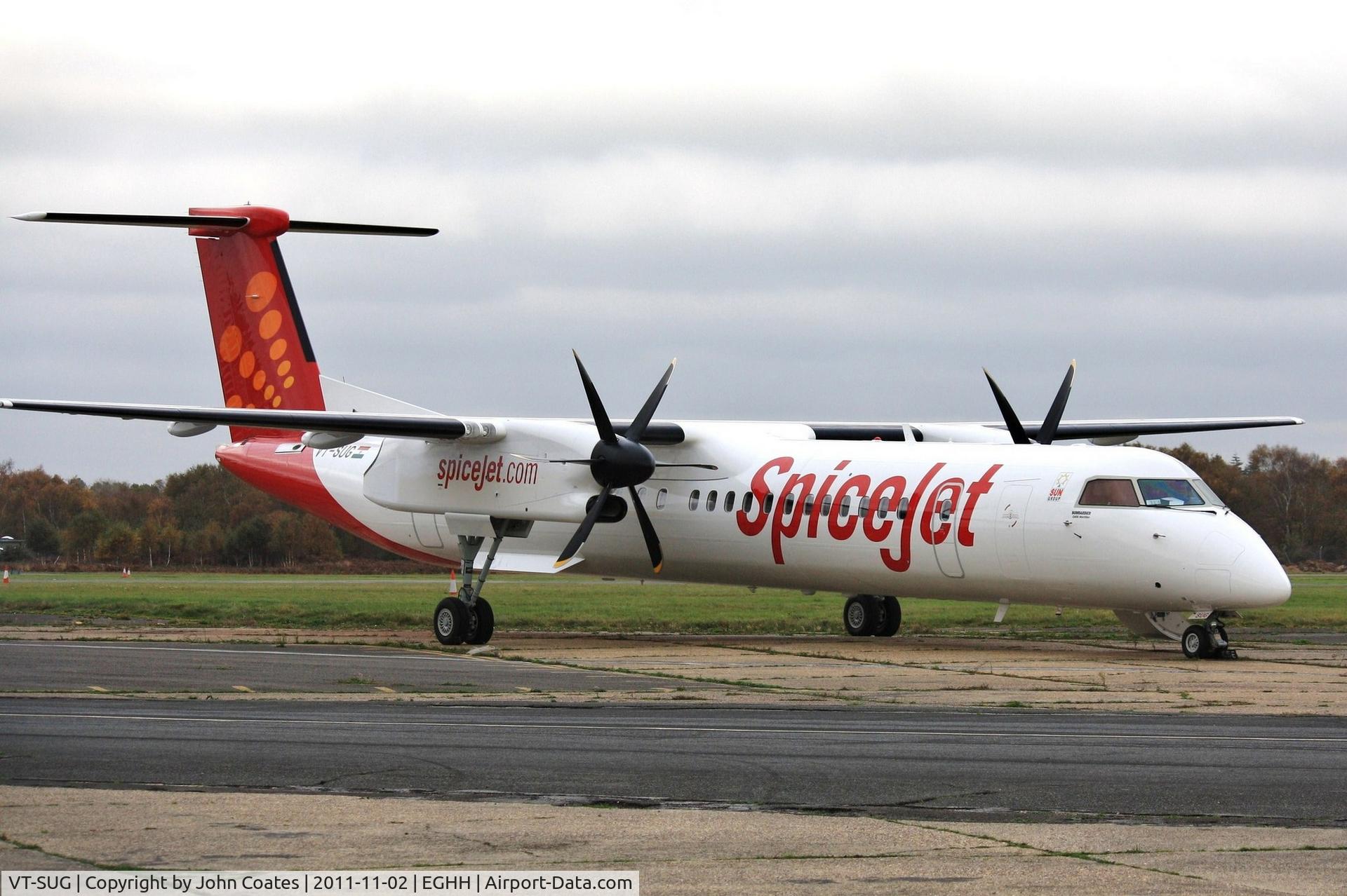 VT-SUG, 2011 De Havilland Canada DHC-8-402Q Dash 8 Dash 8 C/N 4387, Short stay at Signatures on delivery