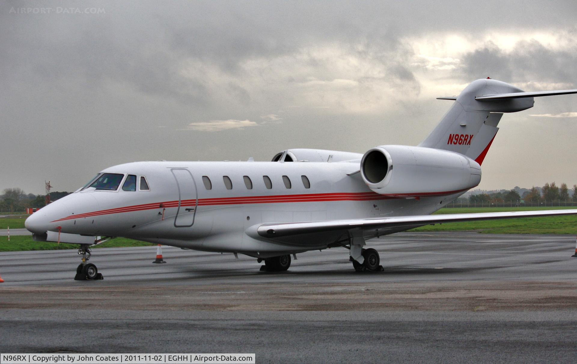 N96RX, 1998 Cessna 750 Citation X Citation X C/N 750-0044, At Sigs