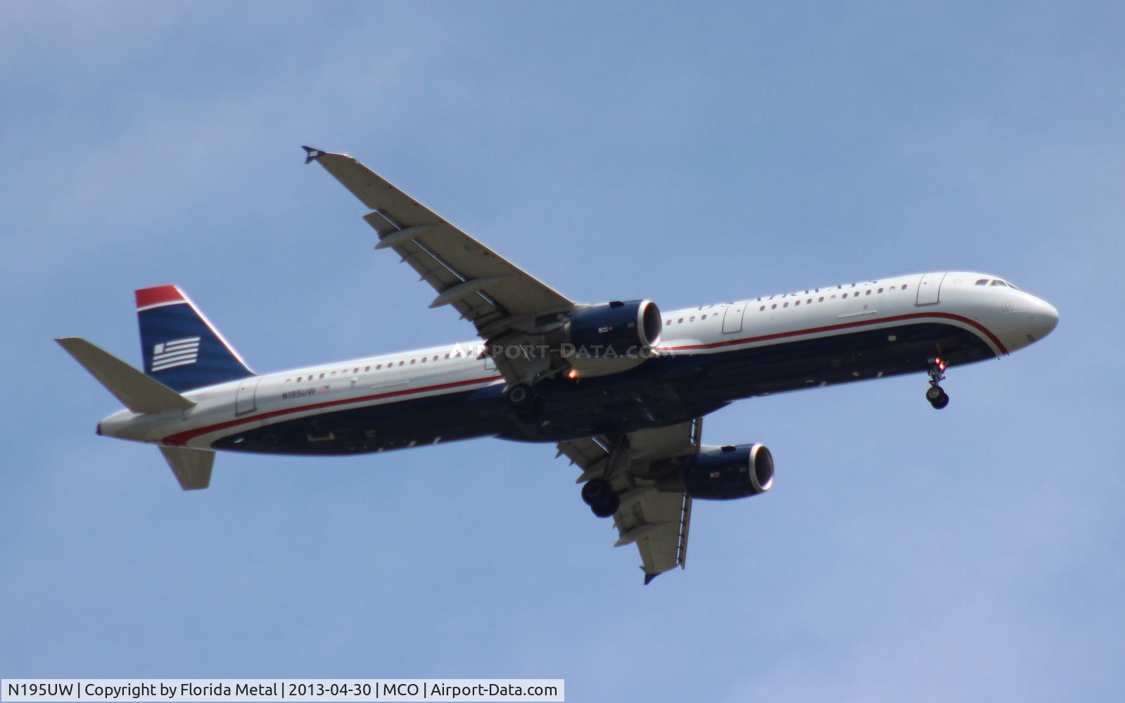 N195UW, 2008 Airbus A321-211 C/N 3633, USAirways A321