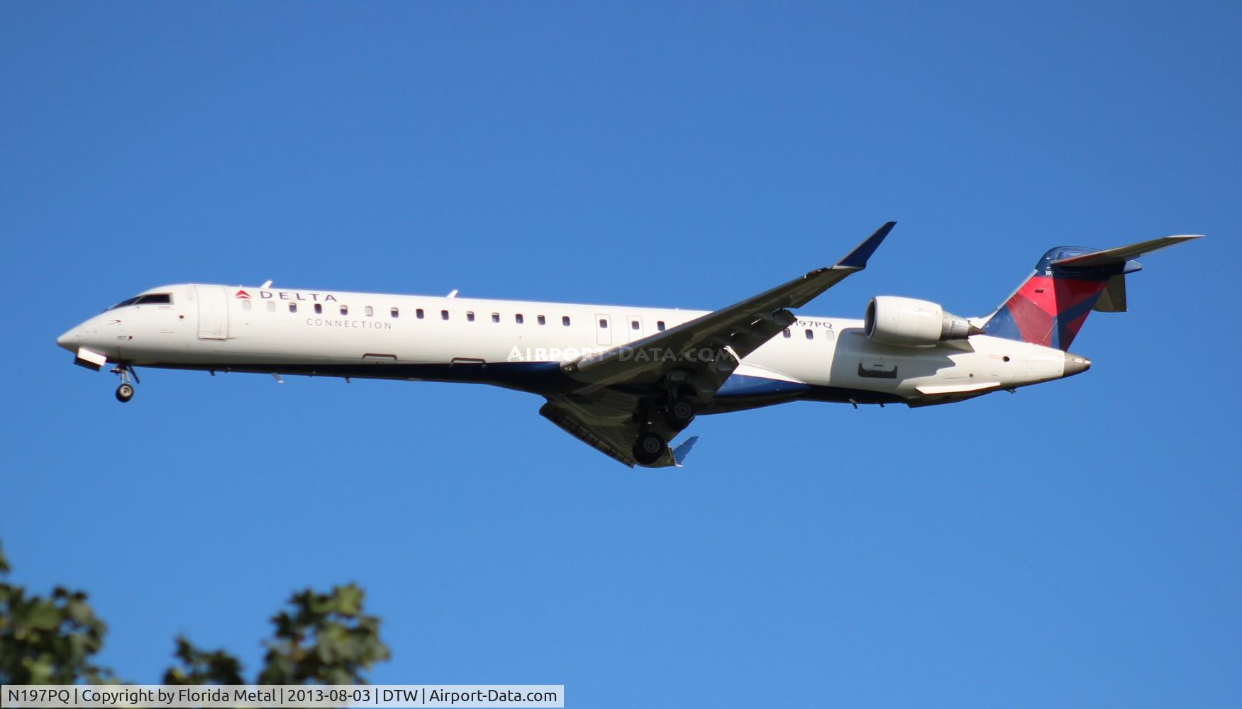N197PQ, 2008 Bombardier CRJ-900ER (CL-600-2D24) C/N 15197, Delta Connection CRJ-900