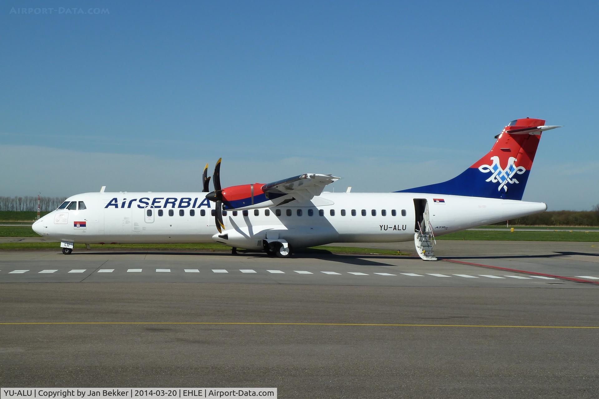 YU-ALU, 1997 ATR 72-212A C/N 536, Just got its new livery by QAPS. Now ready for going to Belgrade its homebase