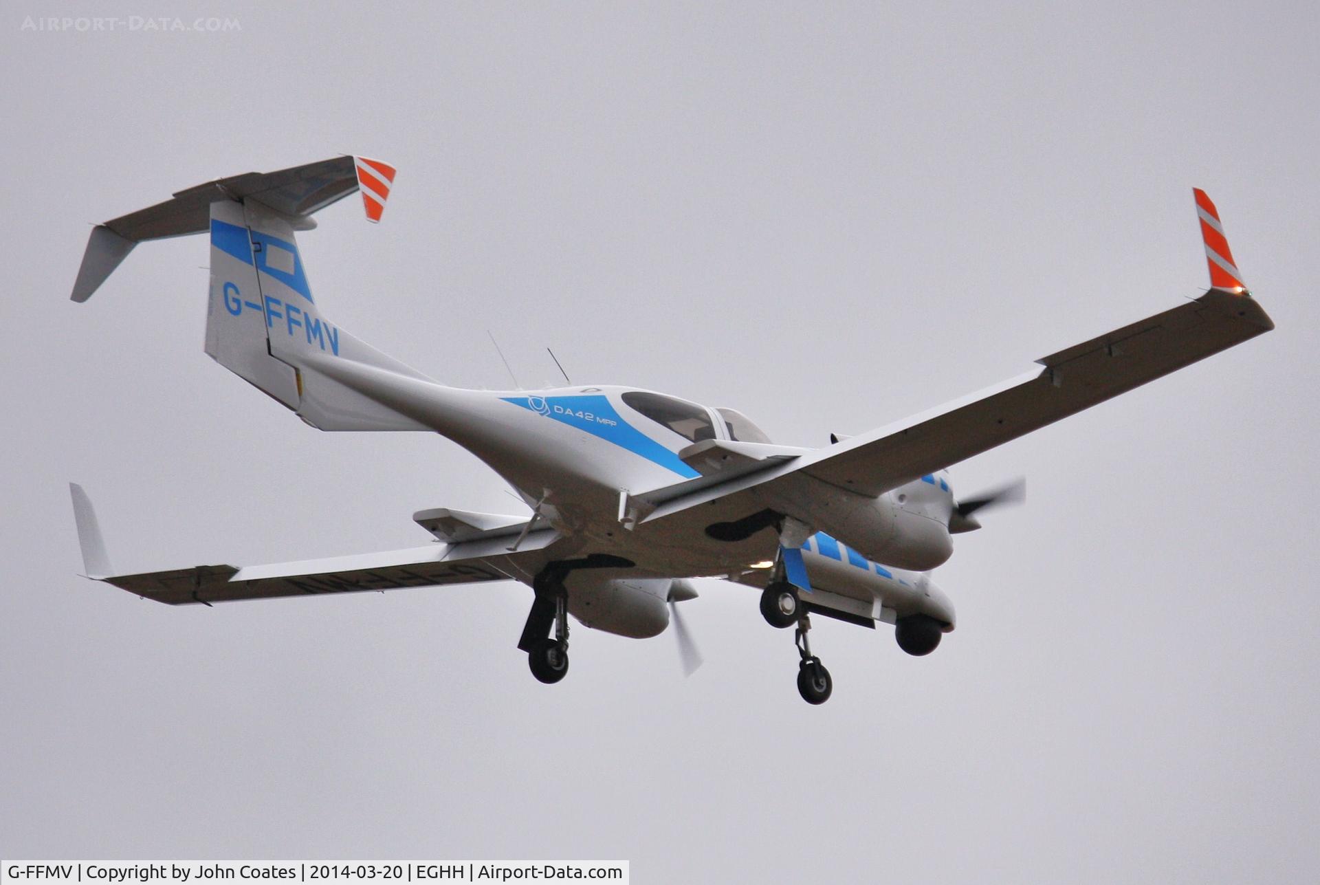 G-FFMV, 2013 Diamond DA-42NG Twin Star C/N 42.MN029, Cobham resident returning