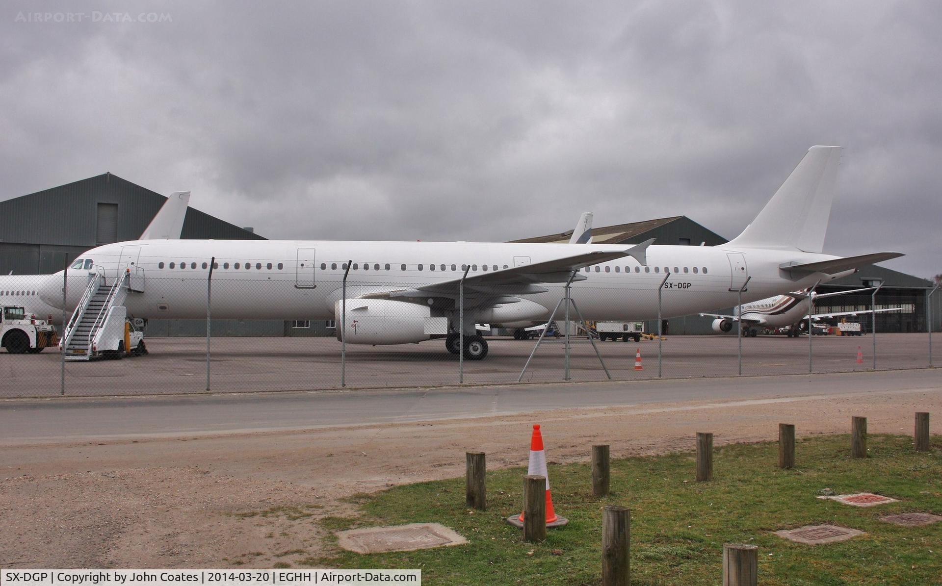 SX-DGP, 2007 Airbus A321-232 C/N 3302, ex VT-KFY waiting for the paintshop after arriving from Athens