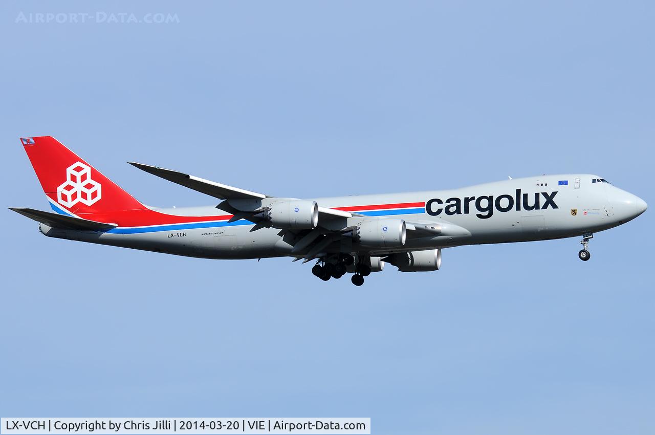 LX-VCH, 2013 Boeing 747-8R7F C/N 35821, Cargolux