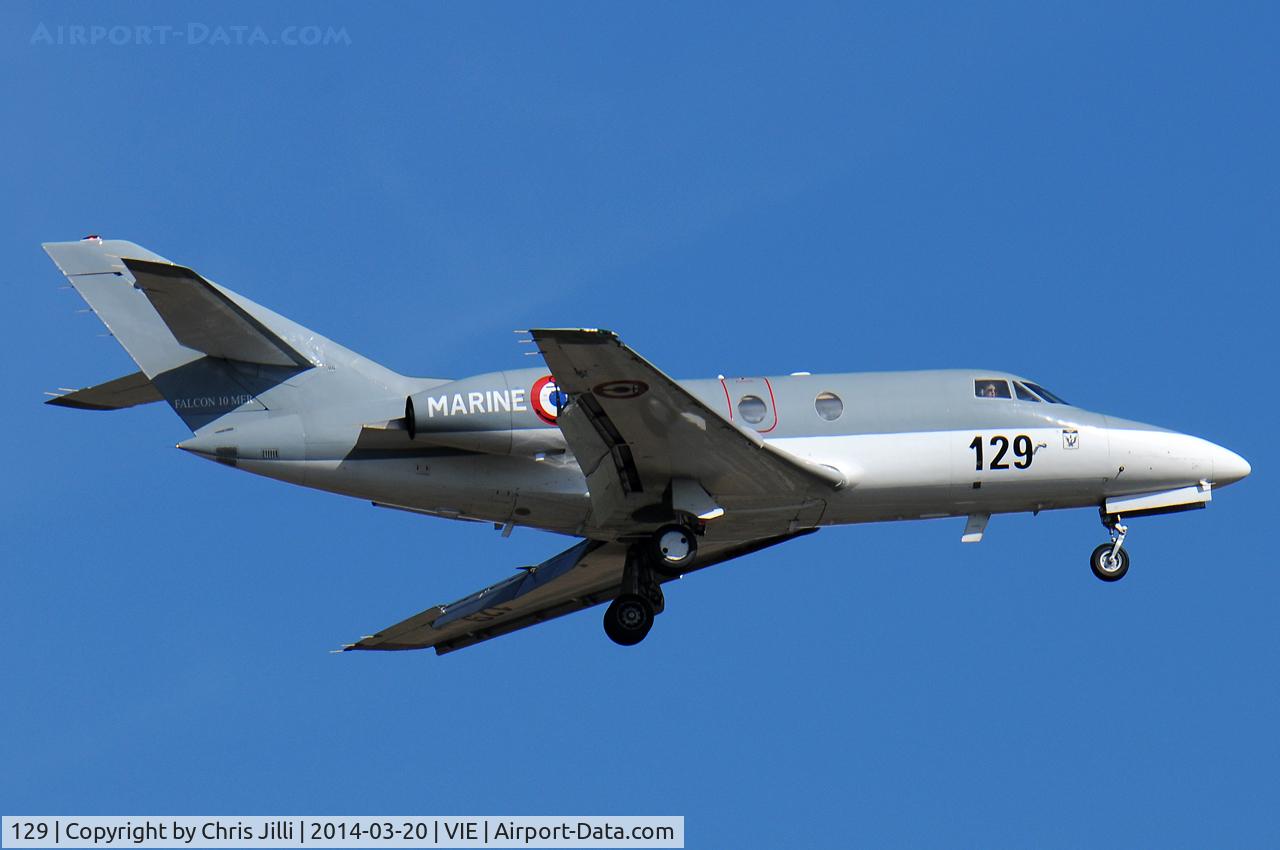 129, 1978 Dassault Falcon 10MER C/N 129, Marine Nationale (French Navy)