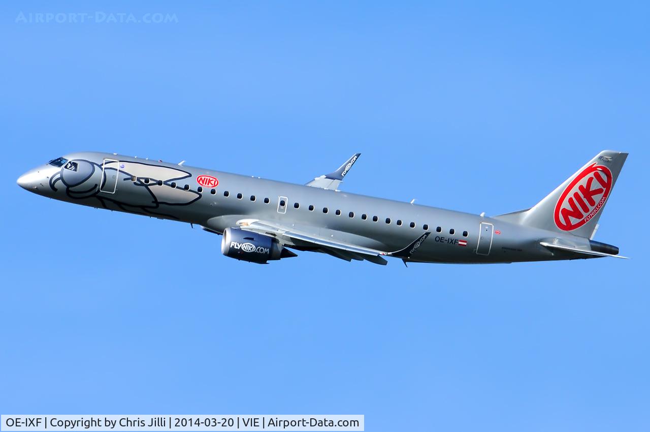 OE-IXF, 2011 Embraer 190LR (ERJ-190-100LR) C/N 19000420, NIKI