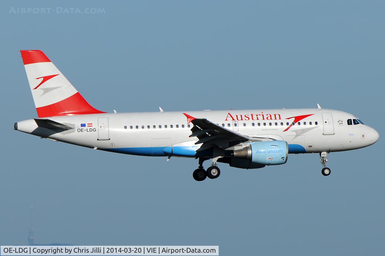 OE-LDG, 2006 Airbus A319-112 C/N 2652, Austrian Airlines