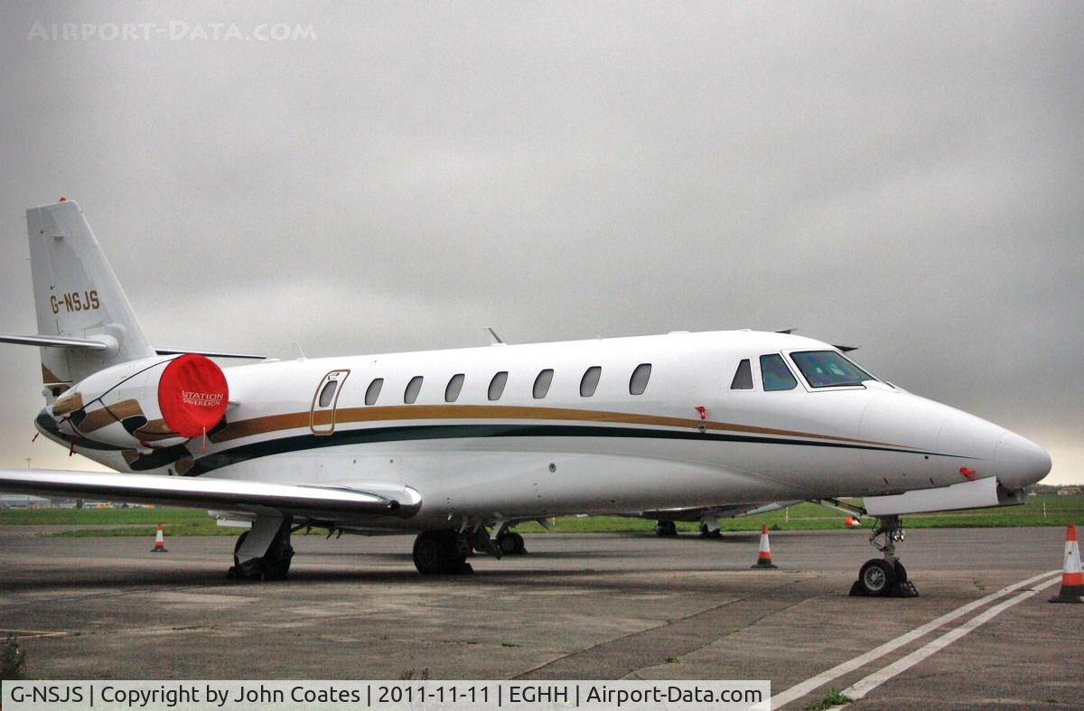G-NSJS, 2007 Cessna 680 Citation Sovereign C/N 680-0161, At CSE