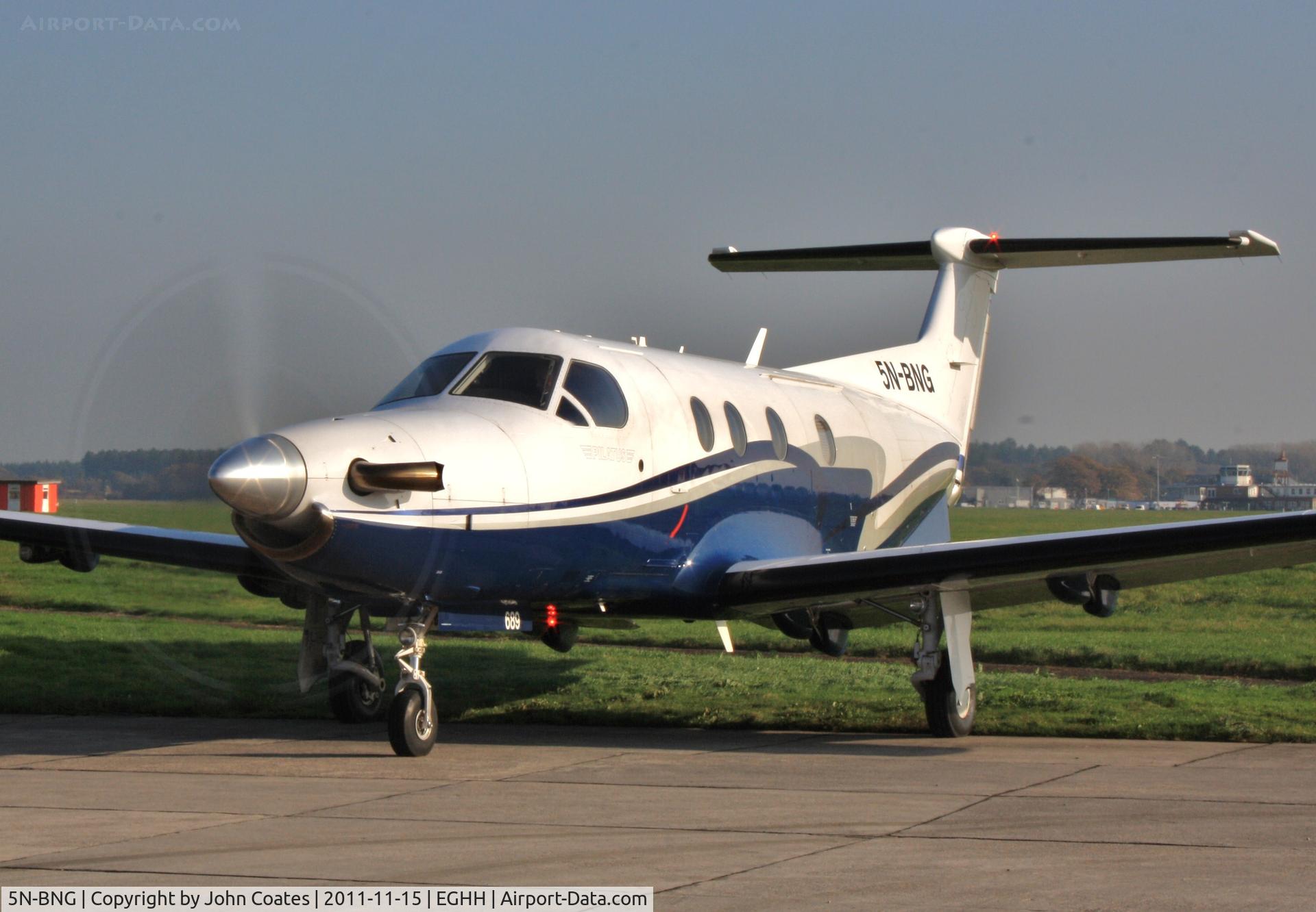 5N-BNG, 2006 Pilatus PC-12/45 C/N 689, Engine running