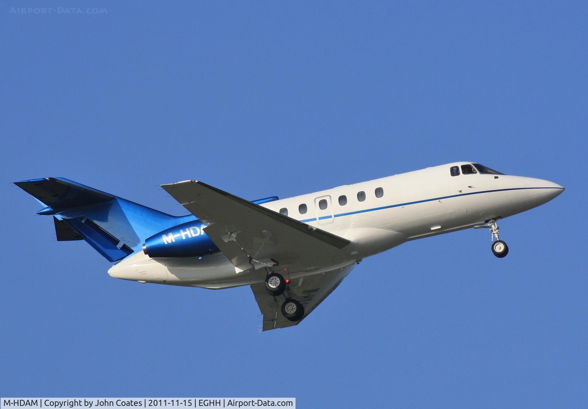 M-HDAM, British Aerospace BAe.125-800B C/N 258037, Air test