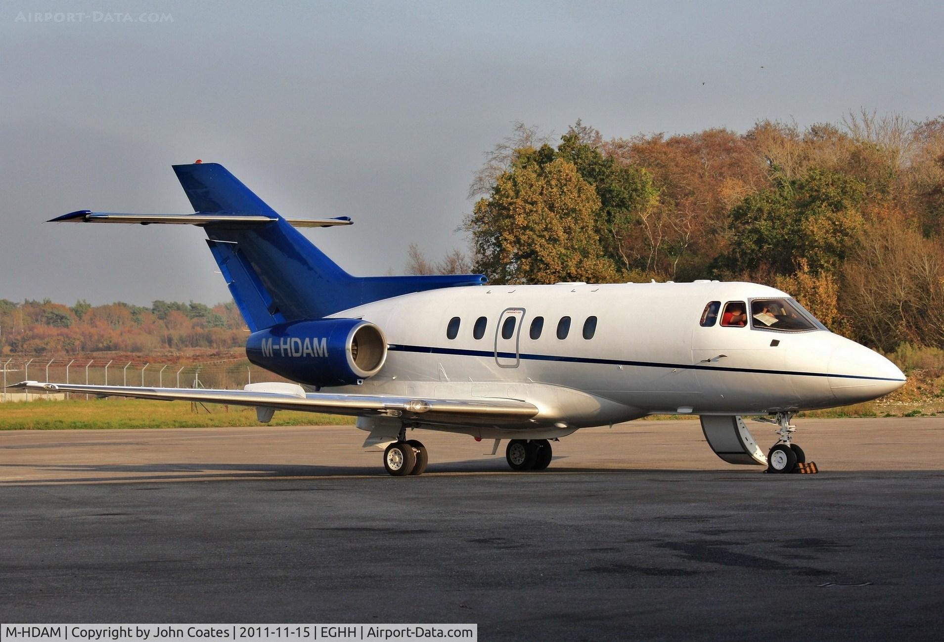 M-HDAM, British Aerospace BAe.125-800B C/N 258037, At JETS