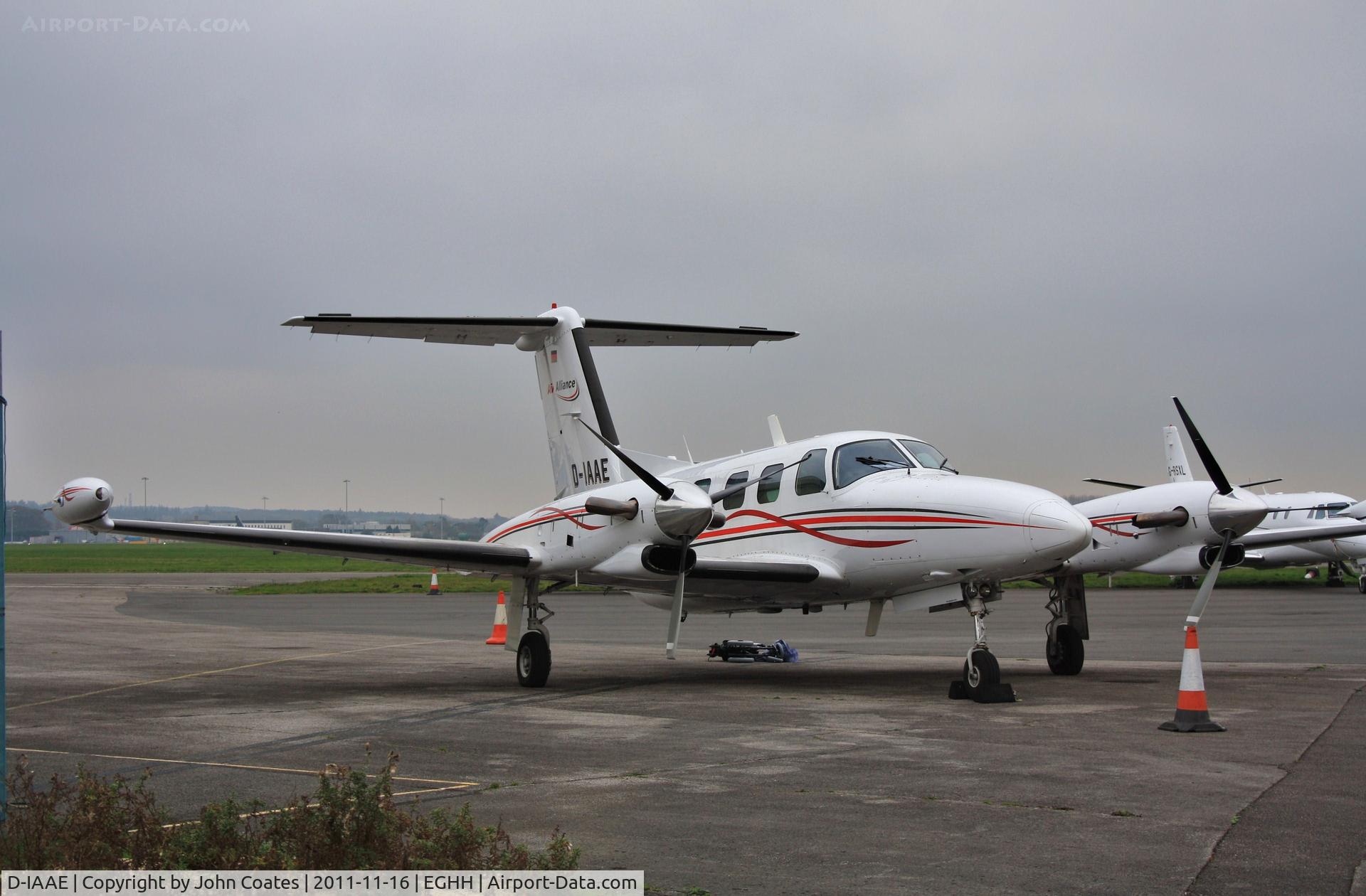 D-IAAE, 1987 Piper PA-42-720 Cheyenne IIIA C/N 42-5501047, At Sigs