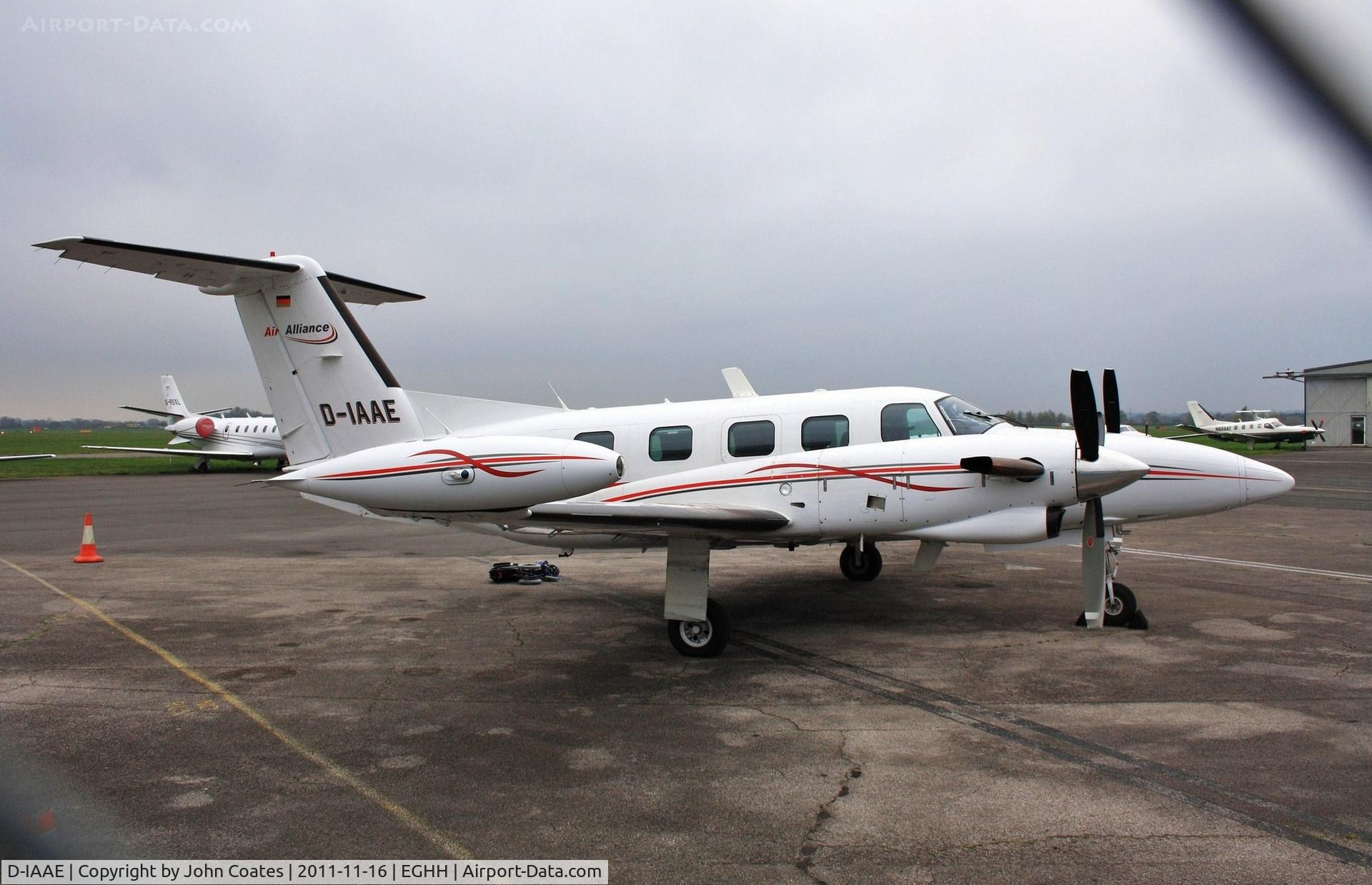 D-IAAE, 1987 Piper PA-42-720 Cheyenne IIIA C/N 42-5501047, At Sigs