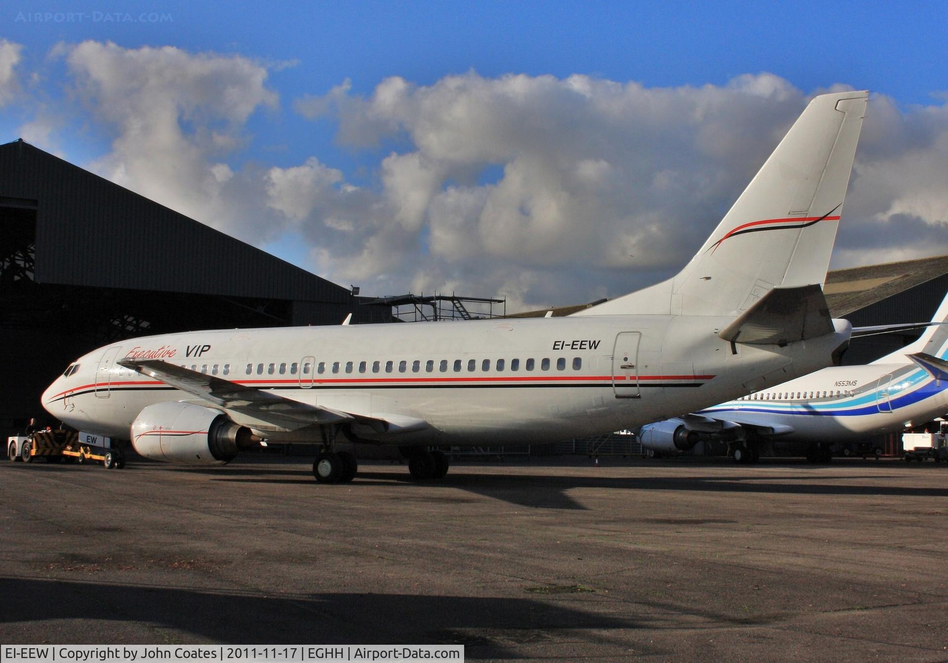 EI-EEW, 1987 Boeing 737-375 C/N 23808, Exiting paintshop