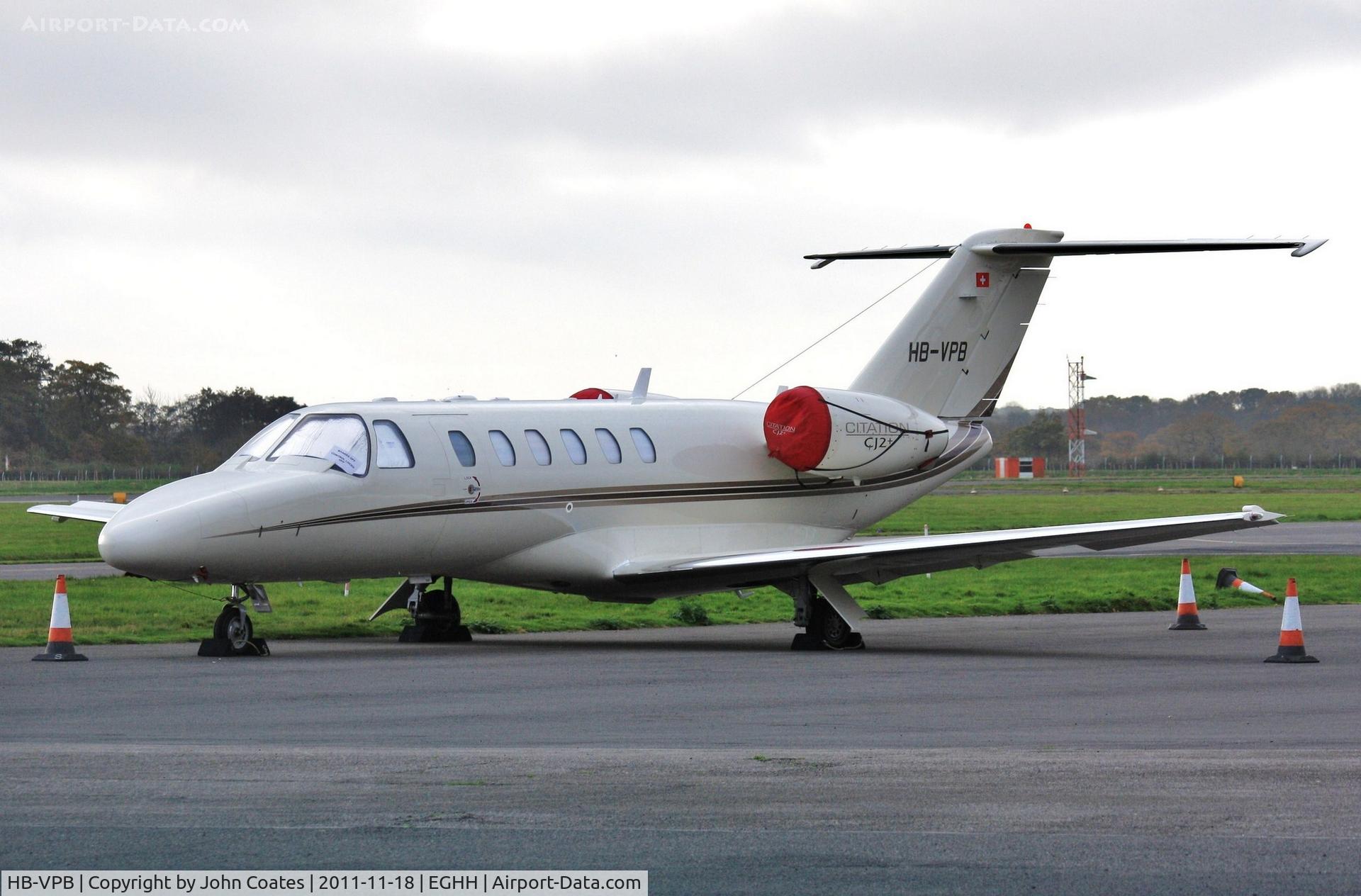 HB-VPB, 2008 Cessna 525A CitationJet CJ2+ C/N 525A-0422, At CSE