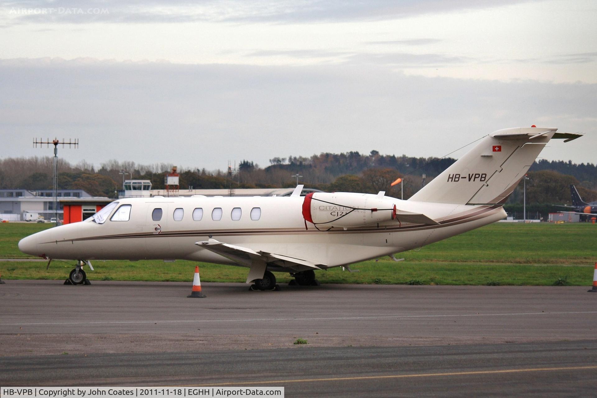 HB-VPB, 2008 Cessna 525A CitationJet CJ2+ C/N 525A-0422, At CSE
