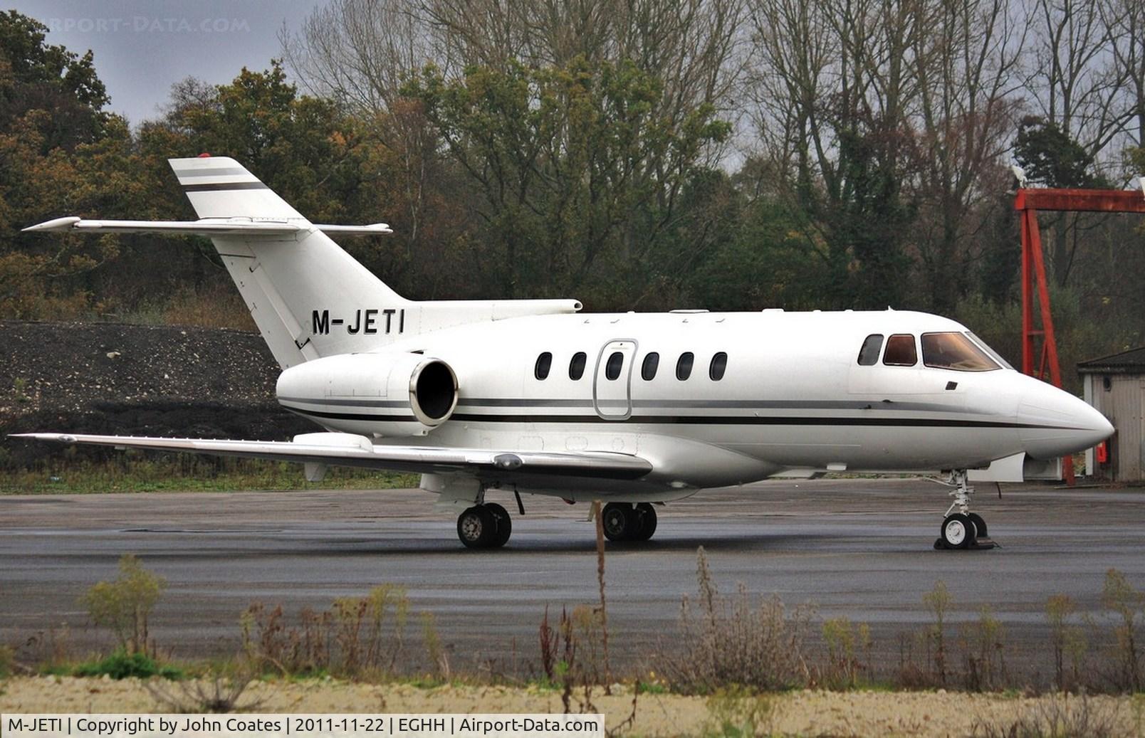 M-JETI, 1986 British Aerospace BAe.125-800B C/N 258056, At JETS before repaint
