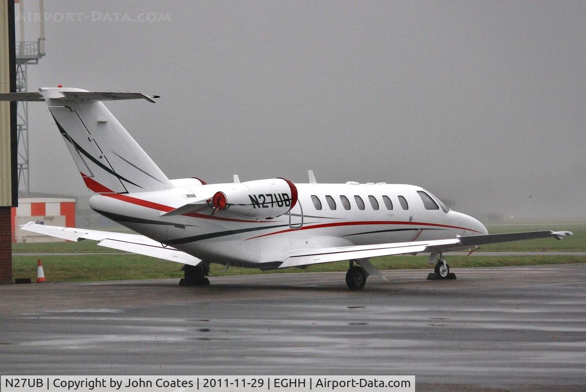N27UB, 2008 Cessna 525B Citation CJ3 C/N 525B-0225, At CSE