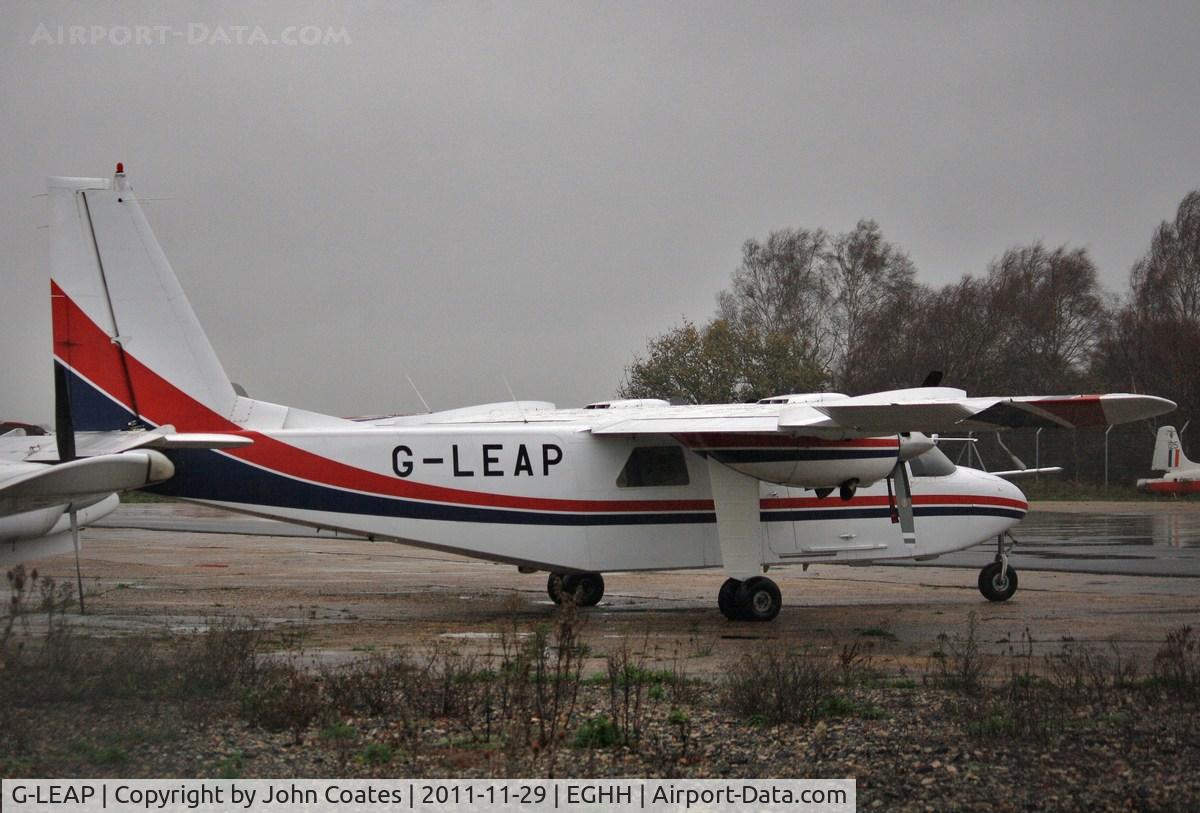 G-LEAP, 1987 Pilatus Britten-Norman BN-2T Turbine Islander C/N 2183, At Worldwide