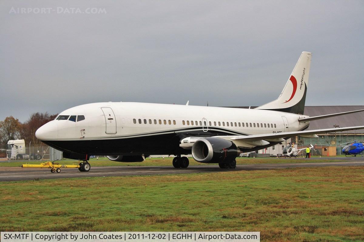 SX-MTF, 1987 Boeing 737-329 C/N 23774, At European