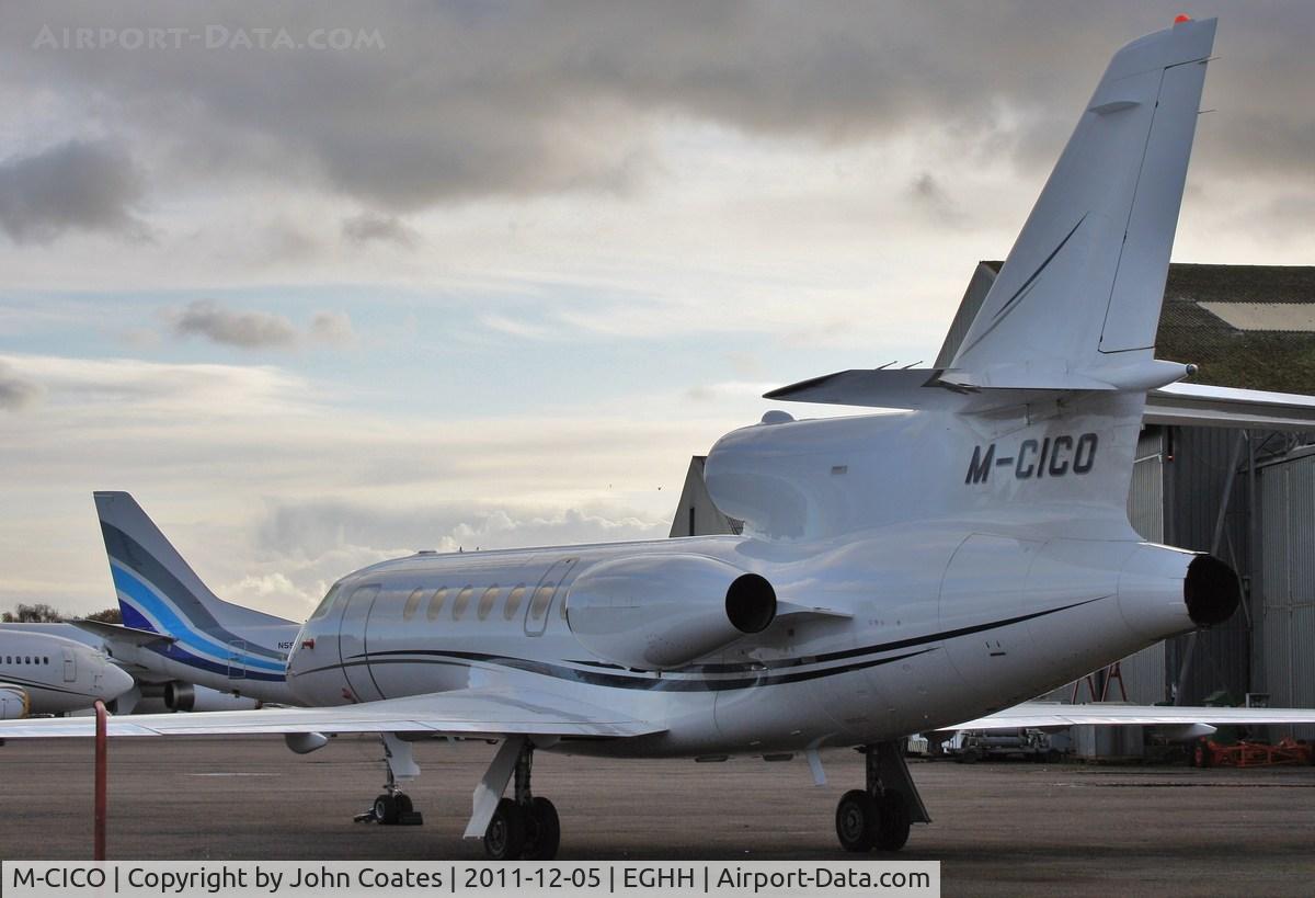 M-CICO, 2005 Dassault Falcon 50EX C/N 345, Busy apron