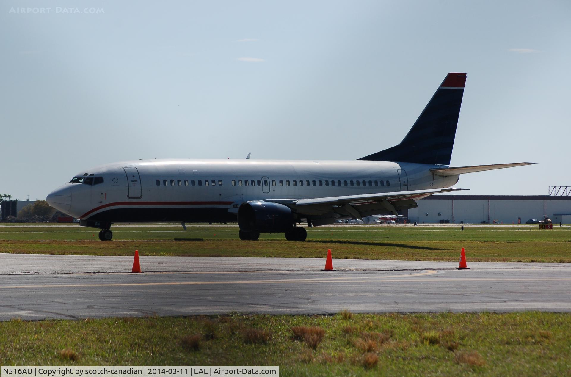 N516AU, 1987 Boeing 737-3B7 C/N 23702, Unidentified Aircraft on the ramp at Lakeland Linder Regional Airport, Lakeland, FL