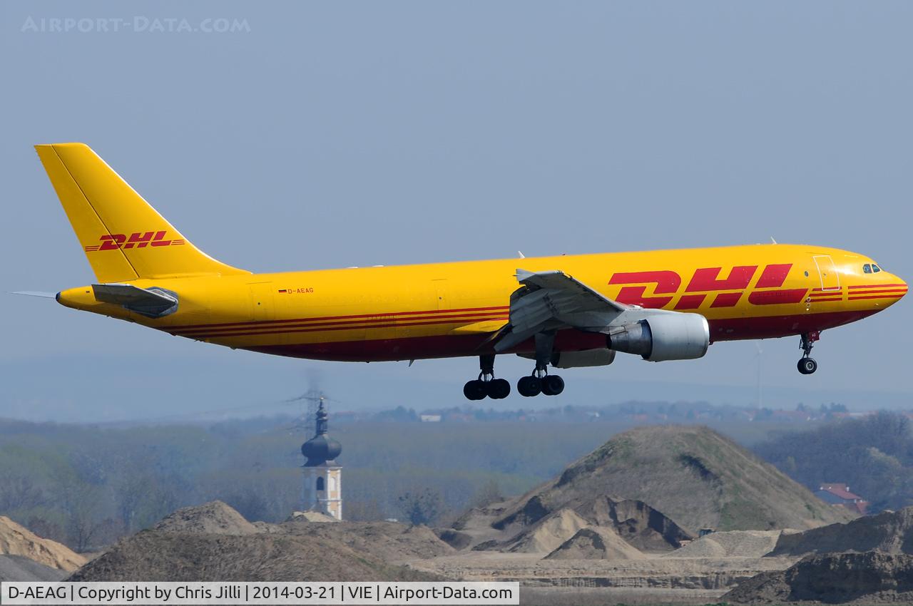 D-AEAG, 1991 Airbus A300B4-622R(F) C/N 621, DHL - Eurotrans