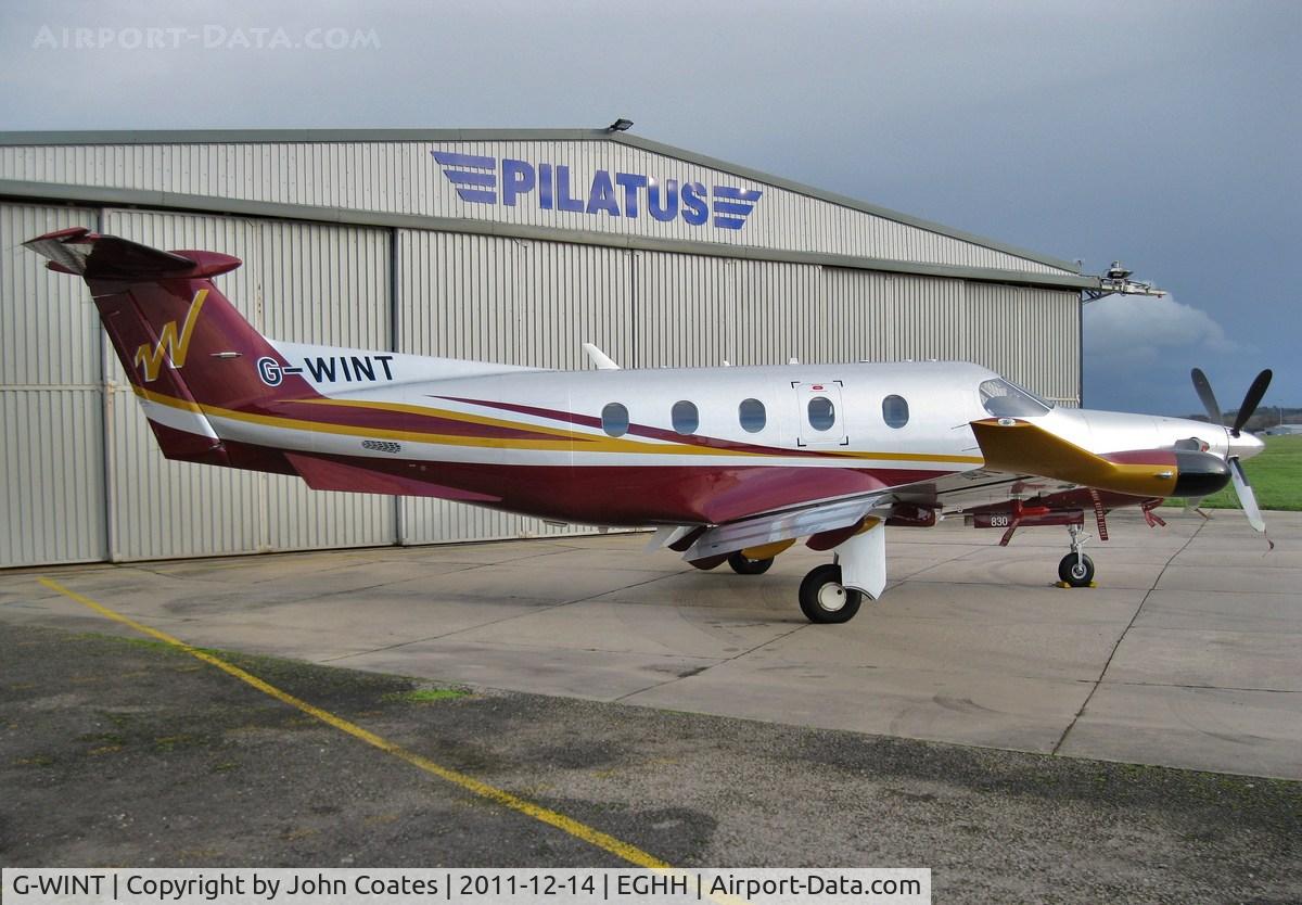 G-WINT, 2007 Pilatus PC-12/47 C/N 830, At Pilatus Centre