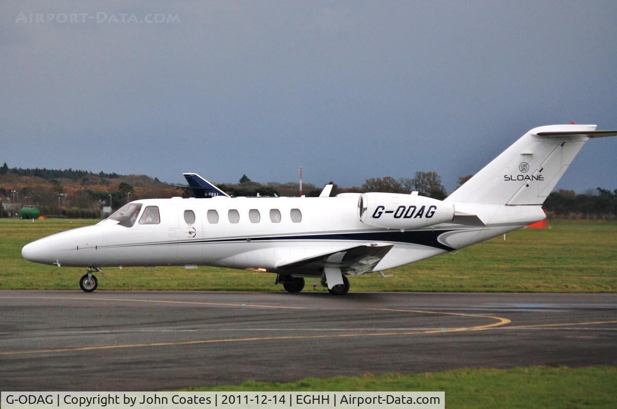 G-ODAG, 2008 Cessna 525A CitationJet CJ2+ C/N 525A-0397, Taxiing