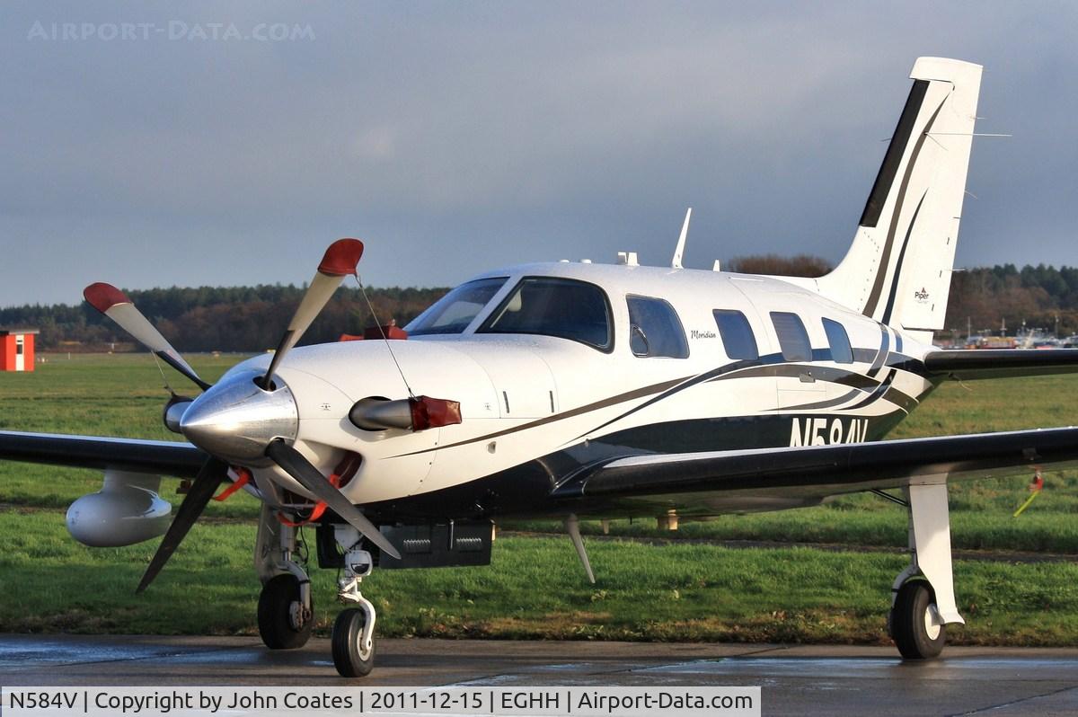 N584V, 2006 Piper PA-46-500TP Malibu Meridian C/N 4697240, At Pilatus Centre