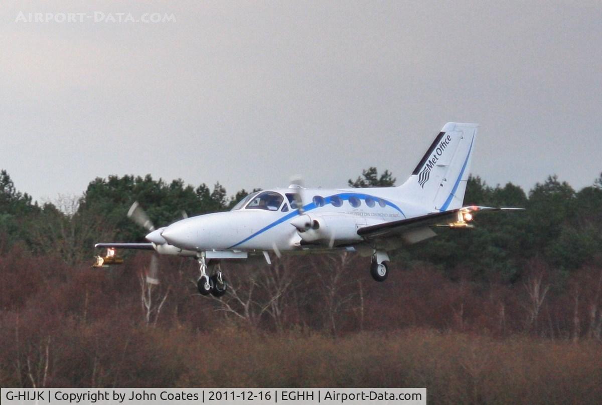 G-HIJK, 1977 Cessna 421C Golden Eagle C/N 421C-0218, On finals