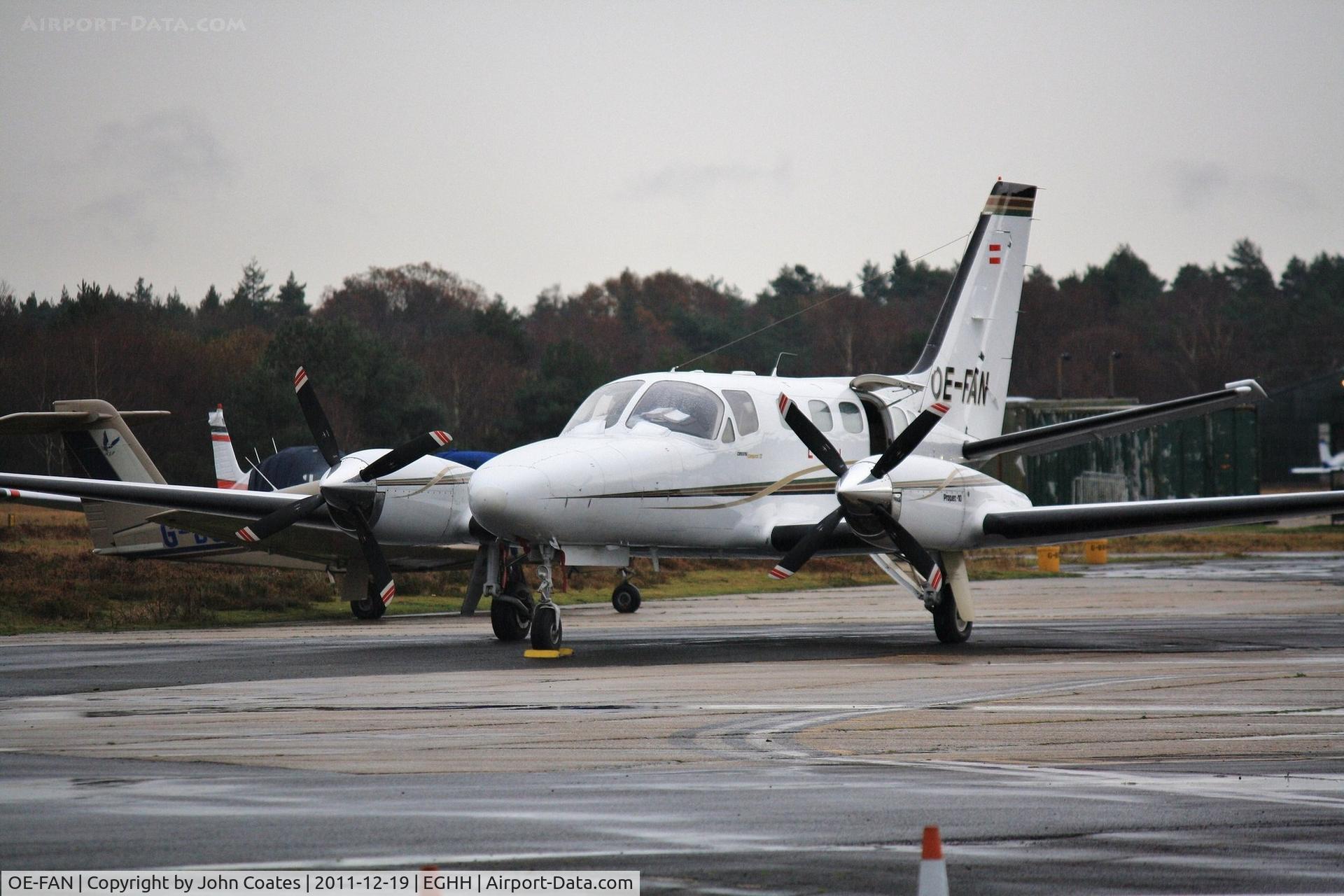 OE-FAN, Cessna 441 Conquest II C/N 441-0242, At BHL