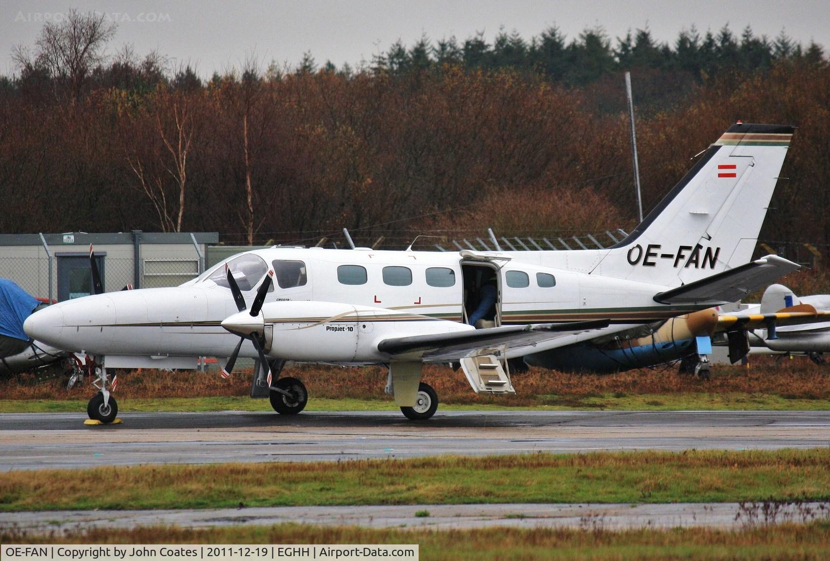 OE-FAN, Cessna 441 Conquest II C/N 441-0242, At BHL
