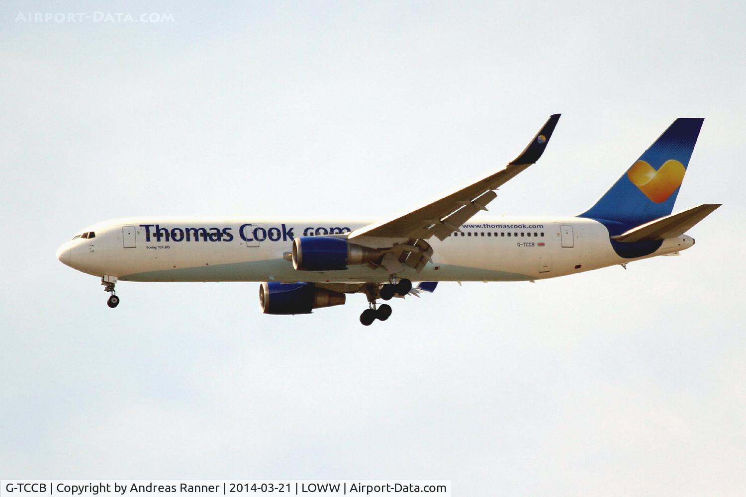 G-TCCB, 1997 Boeing 767-31K C/N 28865, Thomas Cook Airlines Boeing 767