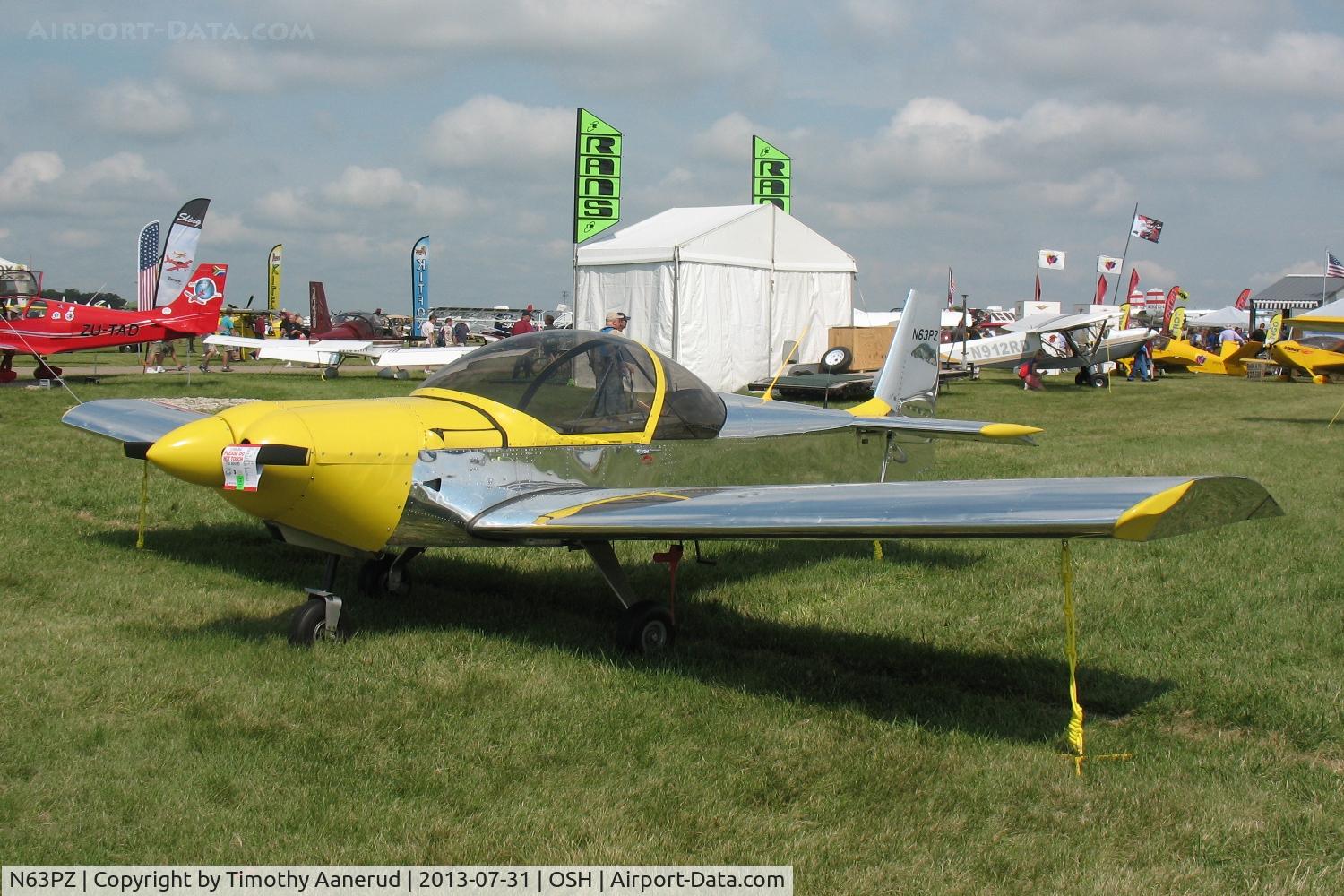 N63PZ, 2012 Zenith CH-601 XL-B Zodiac C/N 001, 2012 Zenith CH 601XL-B, c/n: 001, Corvair powered