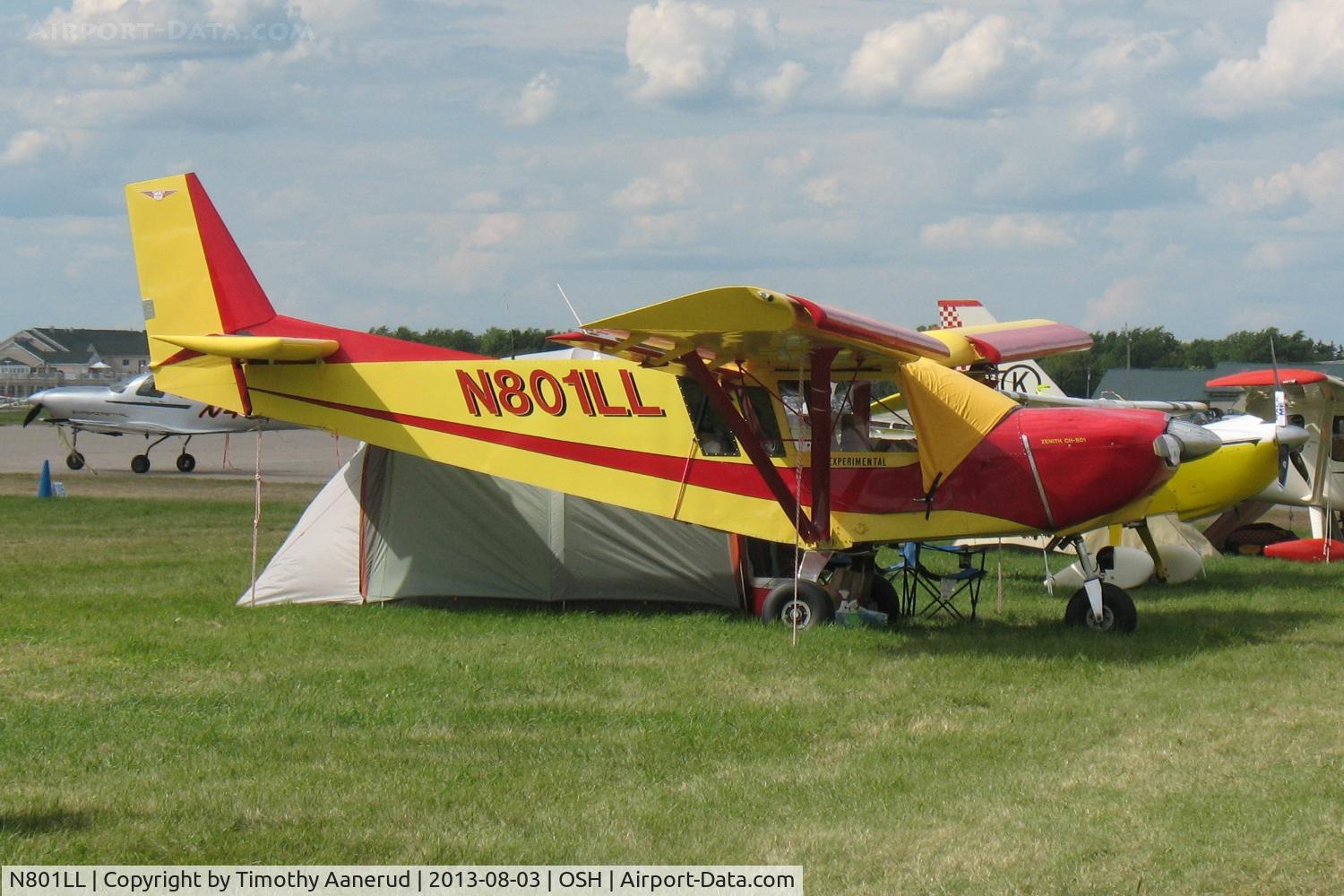 N801LL, 2005 Zenair STOL CH-801 C/N 8-4865, 2005 Zenair STOL CH-801, c/n: 8-4865. One of the few CH-801 that shows up regularly at AirVenture.