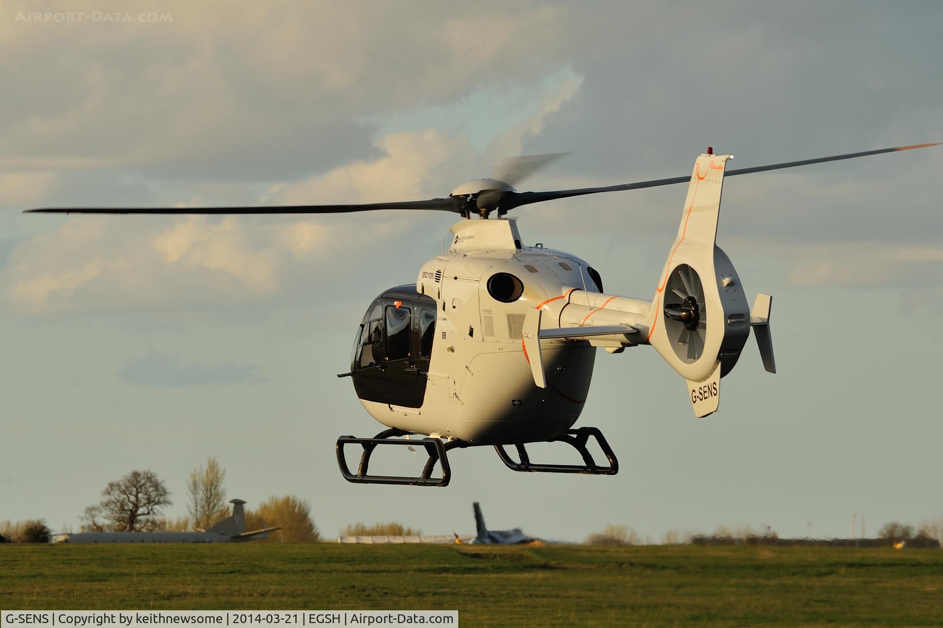 G-SENS, 2009 Eurocopter EC-135T-2+ C/N 0833, Leaving for Battersea !