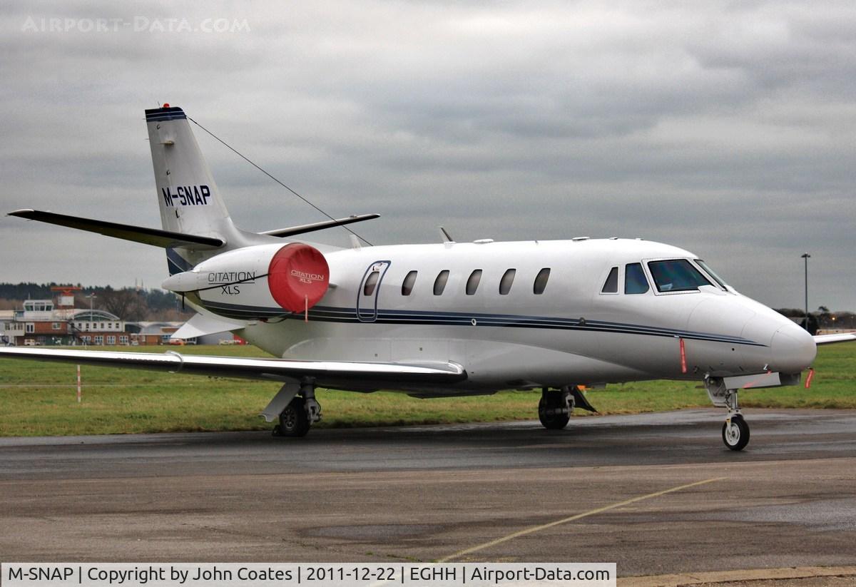 M-SNAP, 2008 Cessna 560XL Citation XLS C/N 560-5770, At CSE