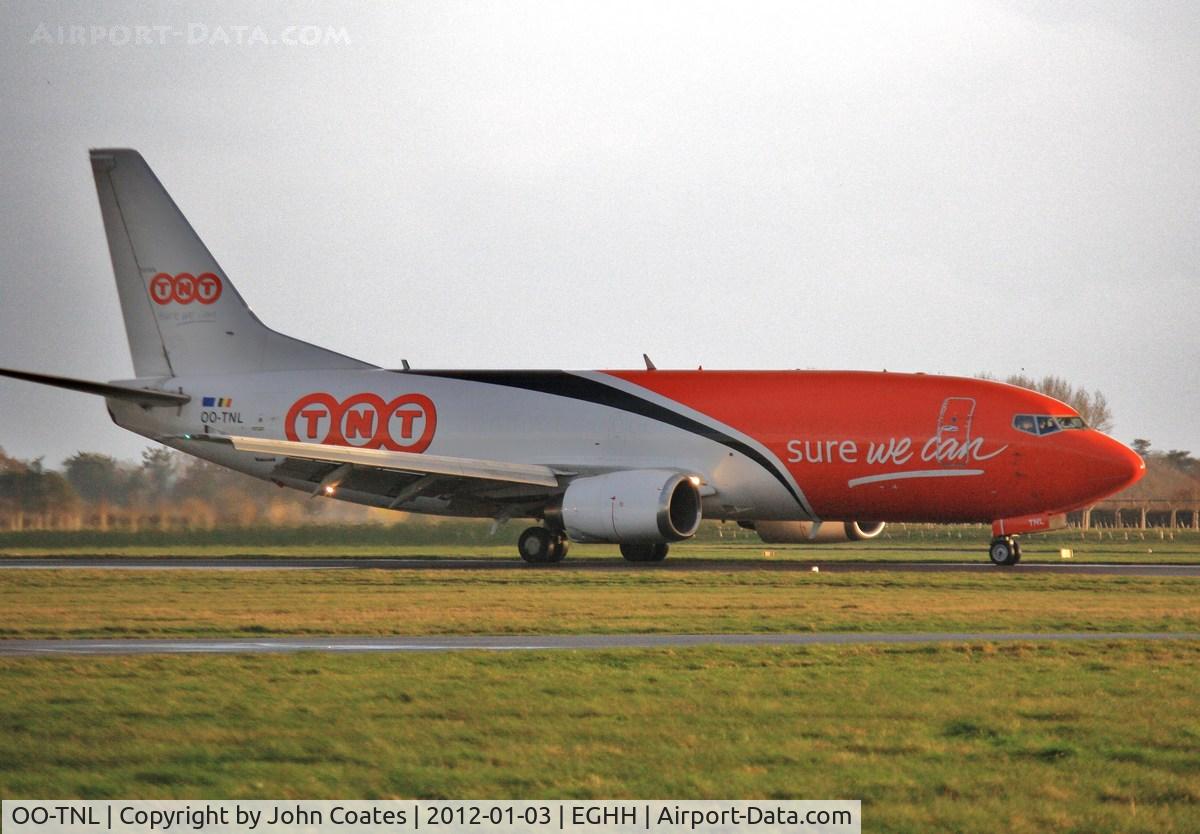 OO-TNL, 1998 Boeing 737-34S C/N 29109, Evening arrival