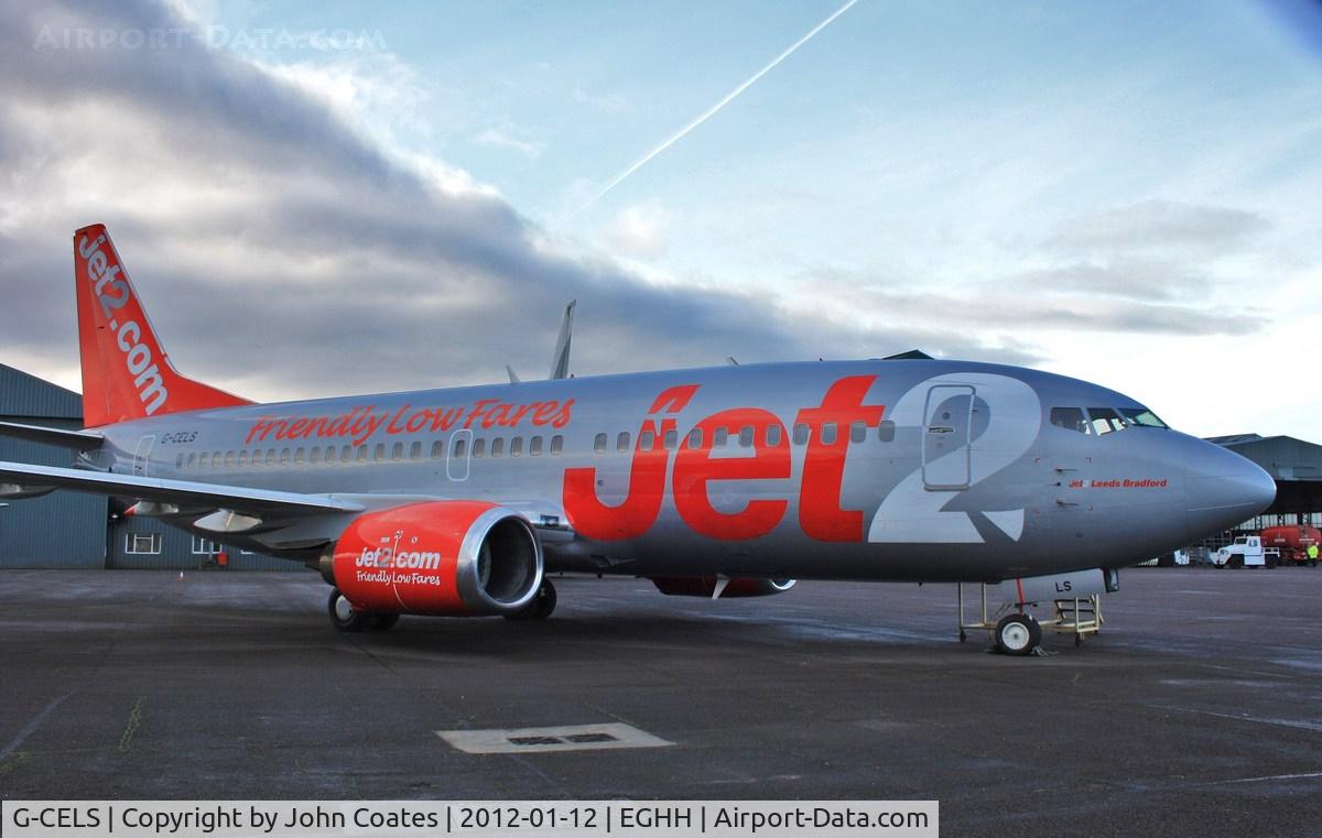 G-CELS, 1986 Boeing 737-377 C/N 23660, Just repainted