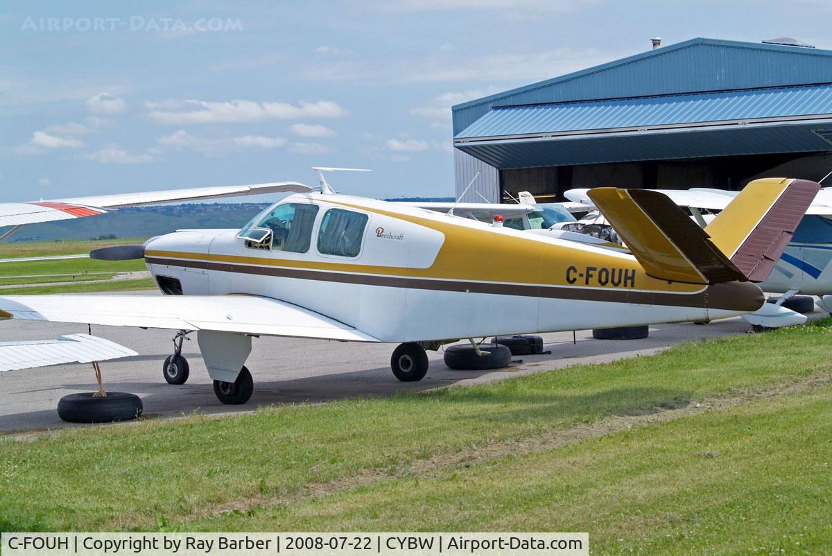 C-FOUH, 1950 Beech B35 C/N D-2649, Beech B35 Bonanza [D-2649] Calgary-Springbank~C 22/07/2008