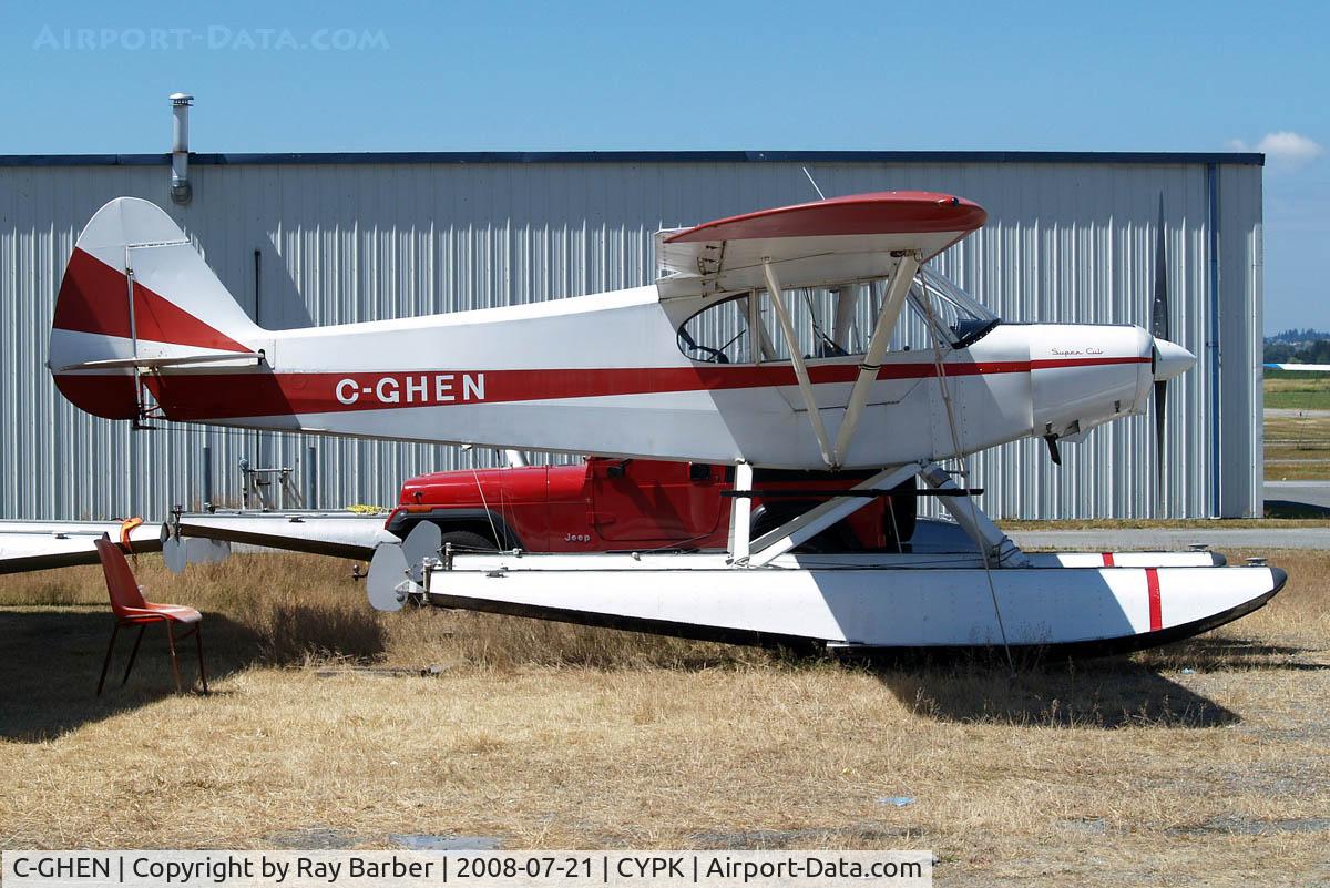 C-GHEN, 1952 Piper PA-18-135 Super Cub C/N 18 1866, Piper PA-18-135 Super Cub [18-1866] Pitt Meadows~C 21/07/2008