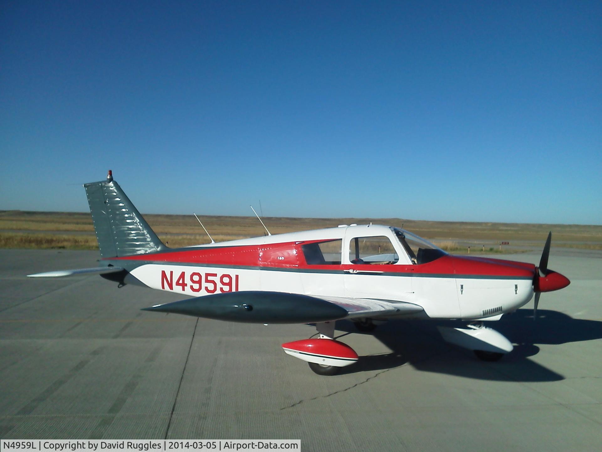 N4959L, 1967 Piper PA-28-180 Cherokee C/N 28-4330, In Newcastle WY