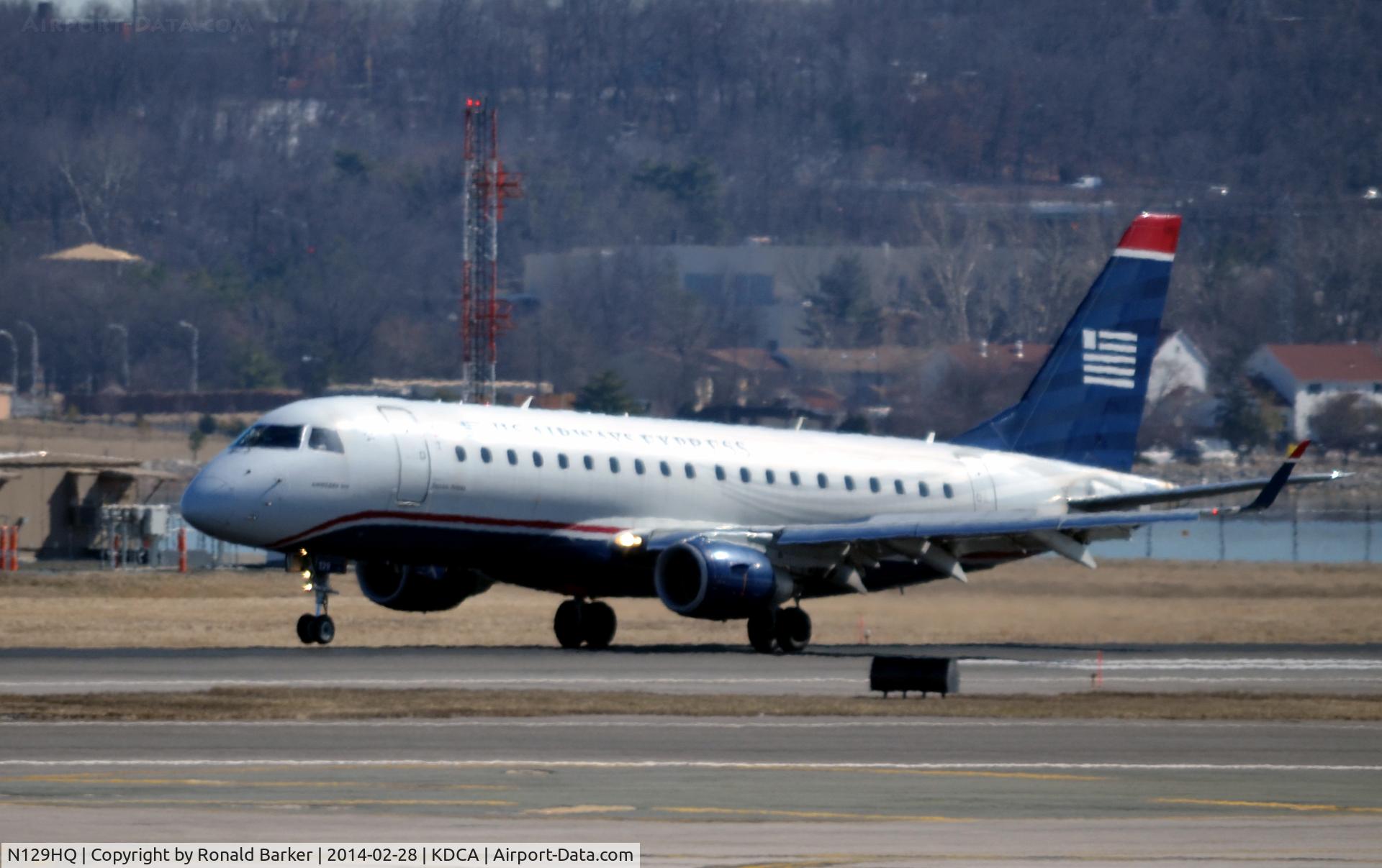 N129HQ, 2008 Embraer 175LR (ERJ-170-200LR) C/N 17000211, Touch down Nationall