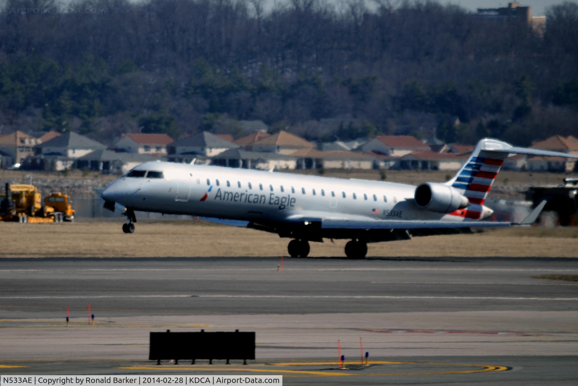 N533AE, Bombardier CRJ-702 (CL-600-2C10) Regional Jet C/N 10311, Touchdown National