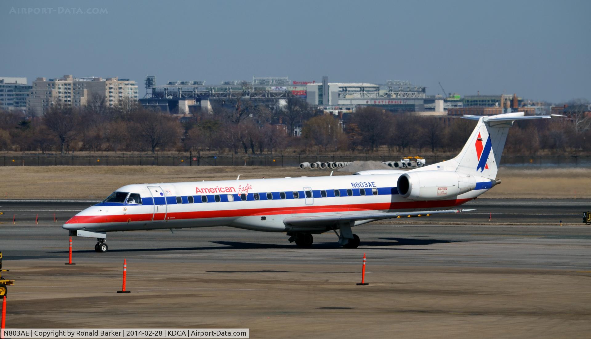 N803AE, 2001 Embraer ERJ-140LR (EMB-135KL) C/N 145483, Taxi National