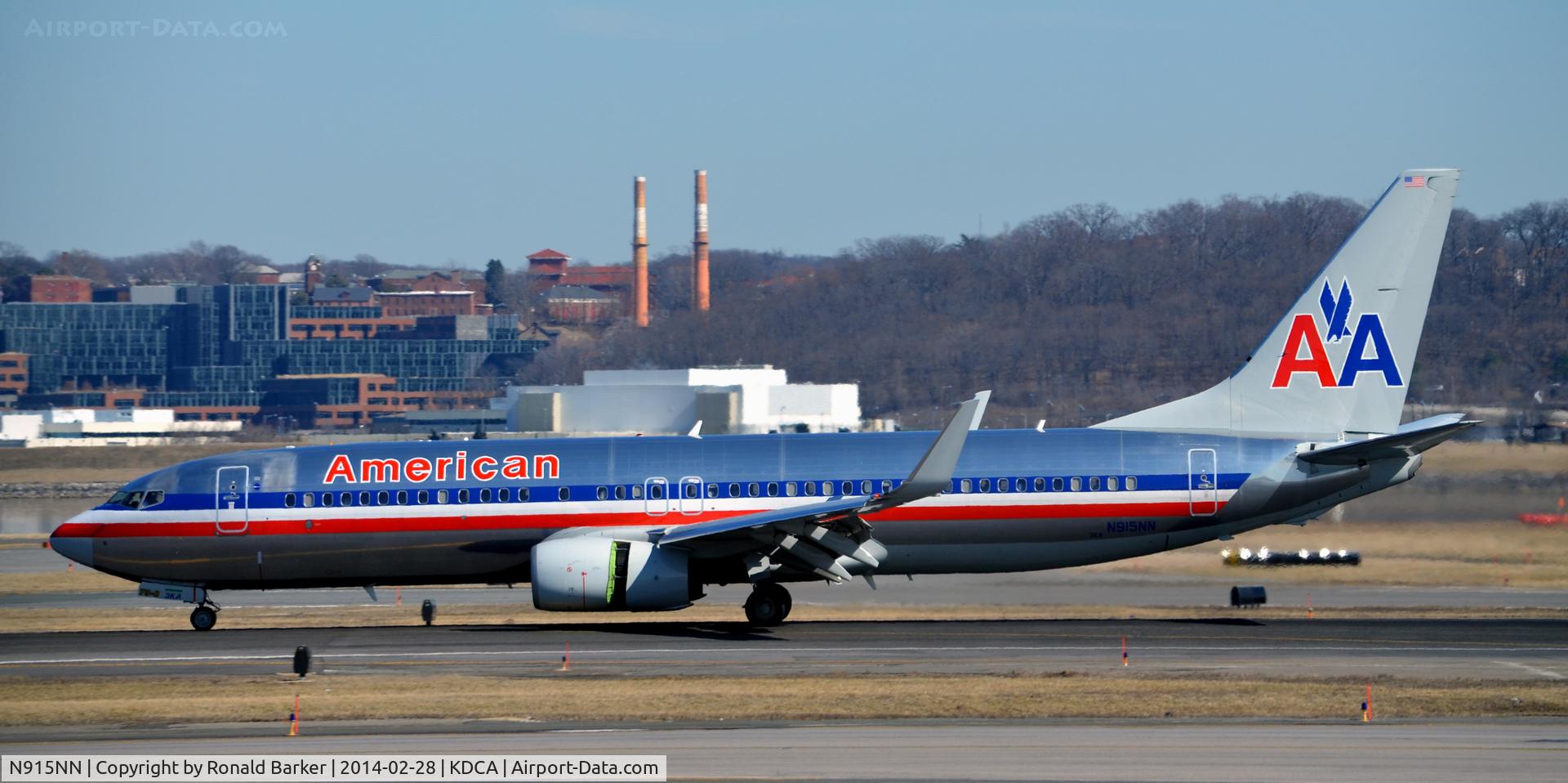 N915NN, 2013 Boeing 737-823 C/N 33227, Landing National
