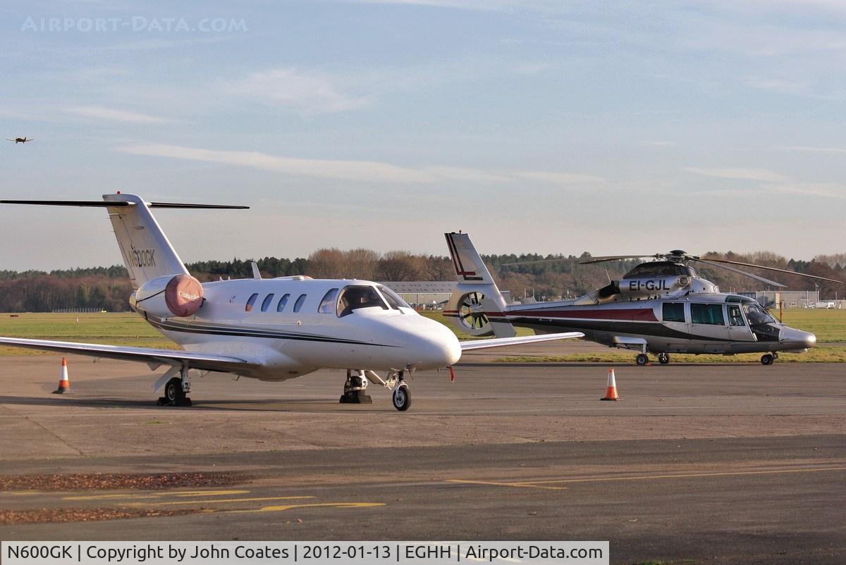 N600GK, 1998 Cessna 525 CitationJet CJ1 C/N 525-0297, With EI-GJL