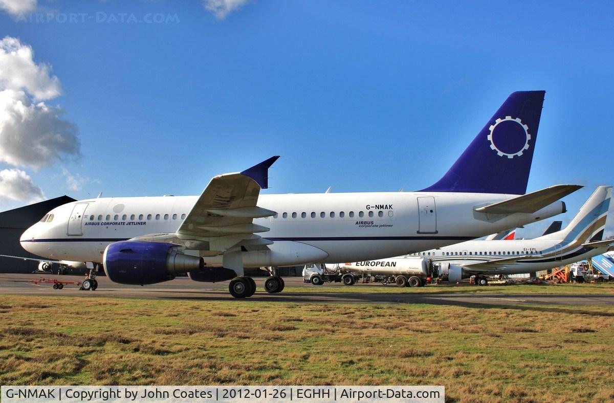G-NMAK, 2005 Airbus A319-115 C/N 2550, Just arrived for repaint